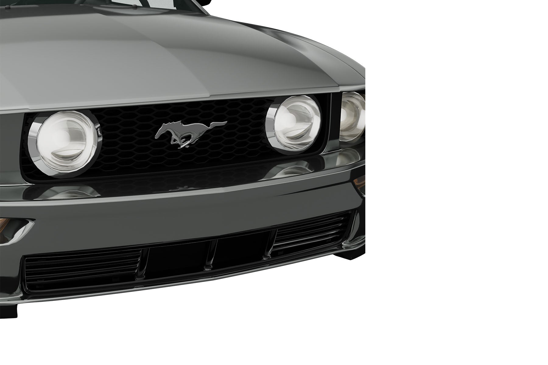 Premium ABS Gloss Black Sport Mesh Grille for Ford Mustang 2005-2009 | Direct Fit & UV-Resistant