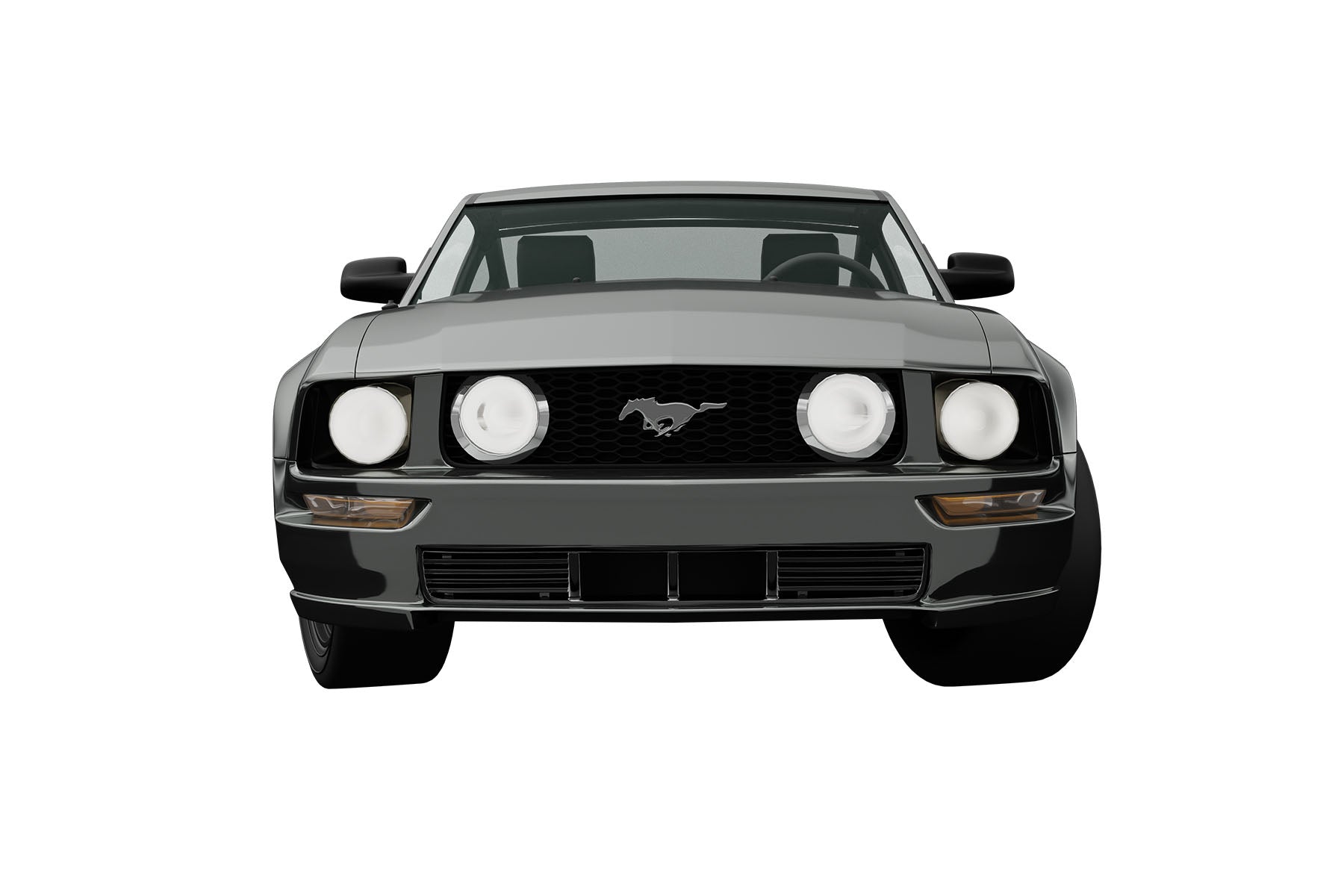Premium ABS Gloss Black Sport Mesh Grille for Ford Mustang 2005-2009 | Direct Fit & UV-Resistant