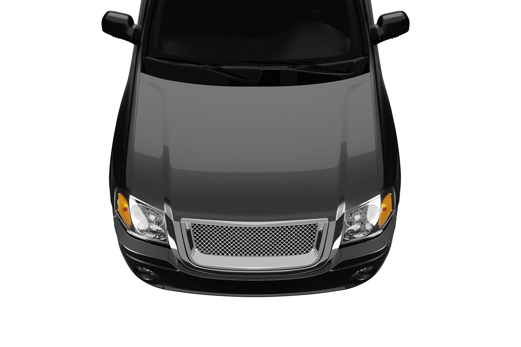 Premium ABS Chrome Sport Mesh Grille for 2002-2008 GMC Envoy | Direct Fit & UV-Resistant