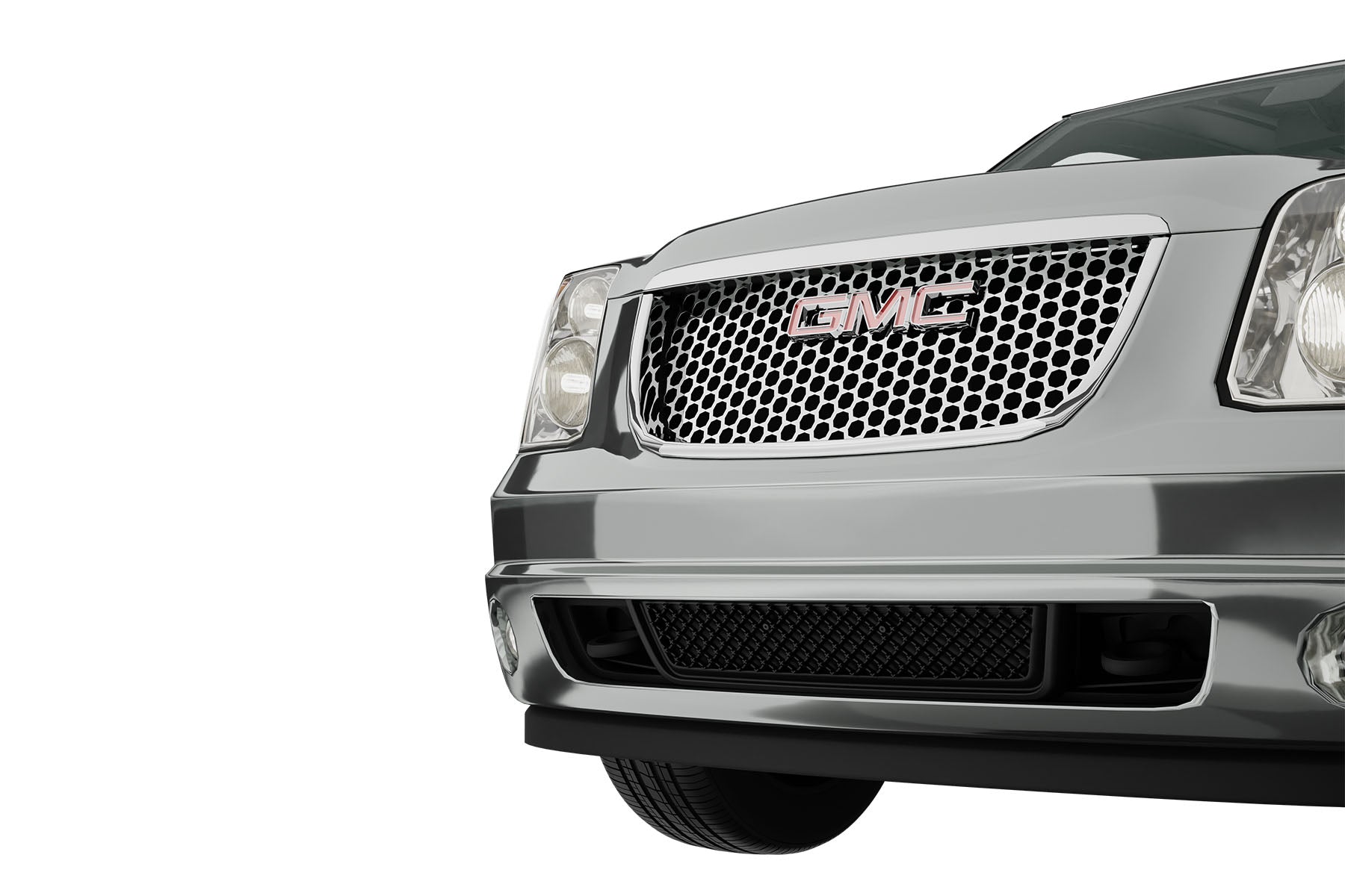 Premium ABS Matte Black Sport Mesh Grille for GMC Yukon/XL/Denali 2007-2014 | Direct Fit & UV-Resistant