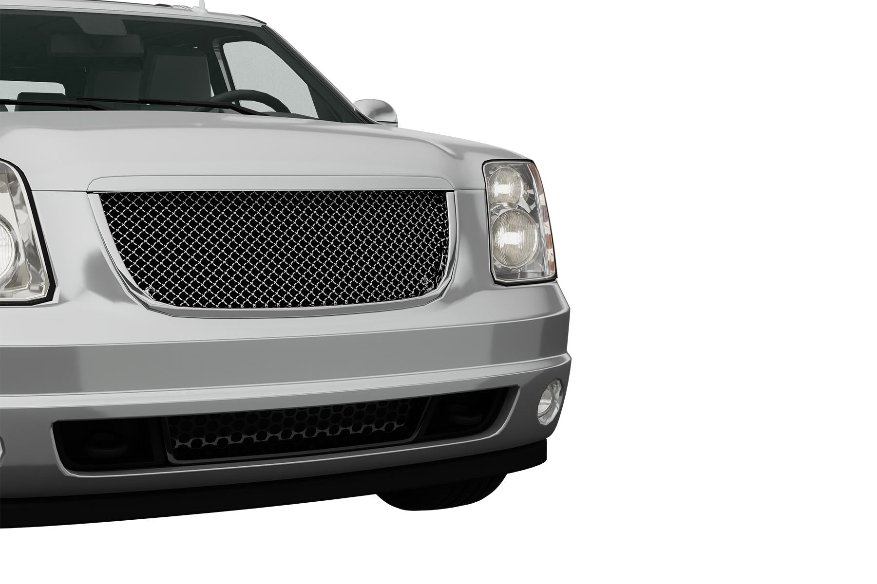 Premium ABS Chrome Luxury Sport Mesh Grille for GMC Yukon/Denali 2007-2014 | Direct Fit & UV-Resistant