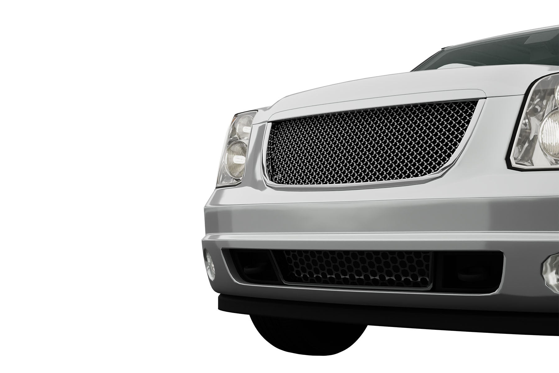 Premium ABS Chrome Luxury Sport Mesh Grille for GMC Yukon/Denali 2007-2014 | Direct Fit & UV-Resistant