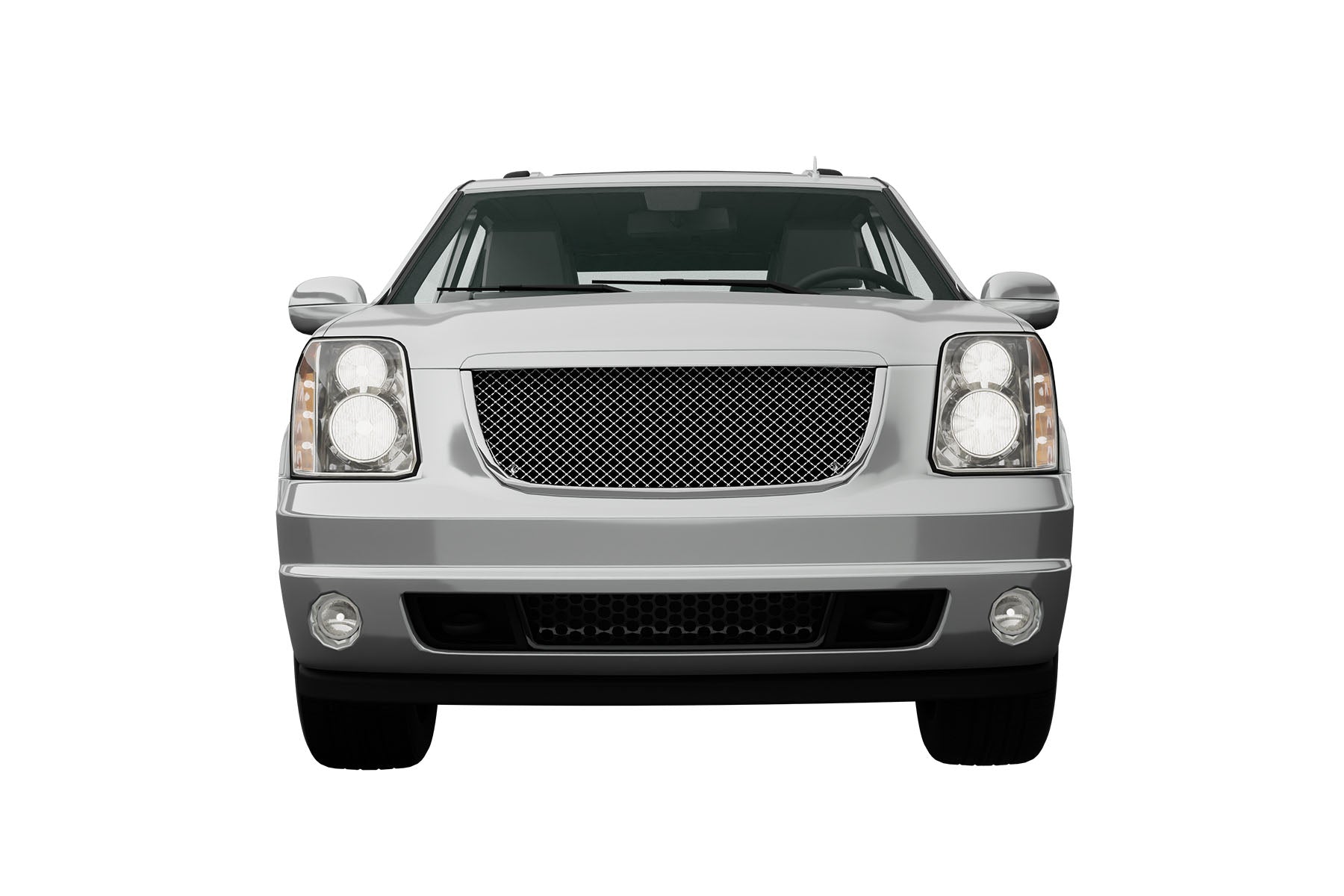 Premium ABS Chrome Luxury Sport Mesh Grille for GMC Yukon/Denali 2007-2014 | Direct Fit & UV-Resistant