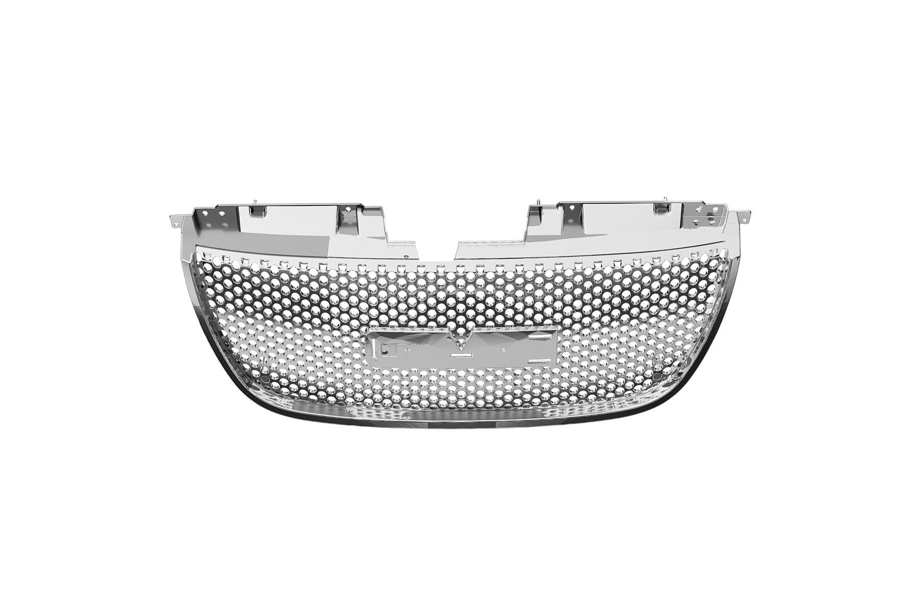 Premium ABS Chrome Round Hole Mesh Grille for GMC Yukon/Denali 2007-2014 | Direct Fit & UV-Resistant