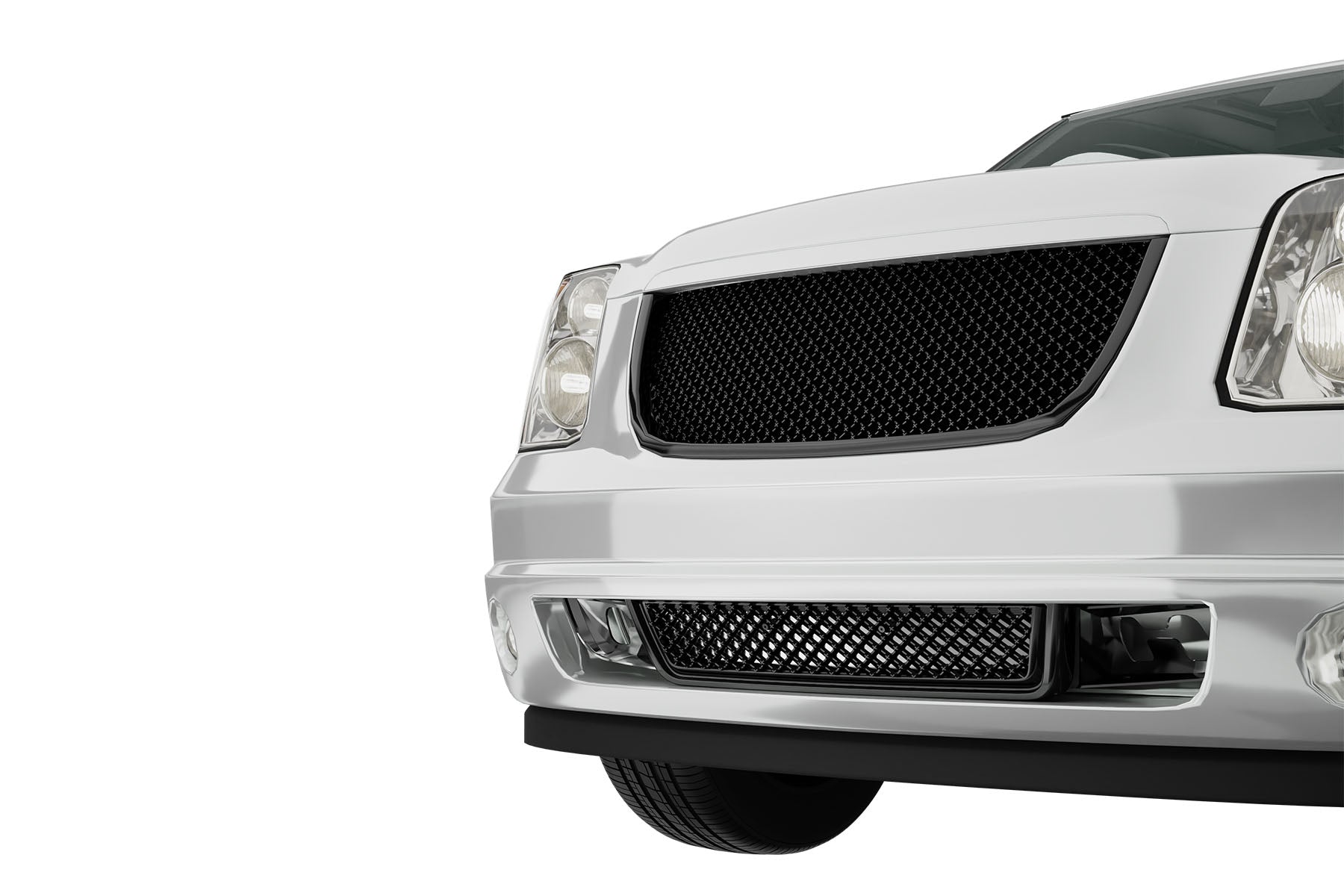 Premium ABS Gloss Black Sport Mesh Grille for GMC Yukon/XL/Denali 2007-2014 | Direct Fit & UV-Resistant