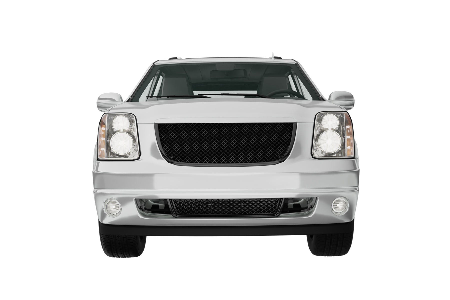 Premium ABS Gloss Black Sport Mesh Grille for GMC Yukon/XL/Denali 2007-2014 | Direct Fit & UV-Resistant