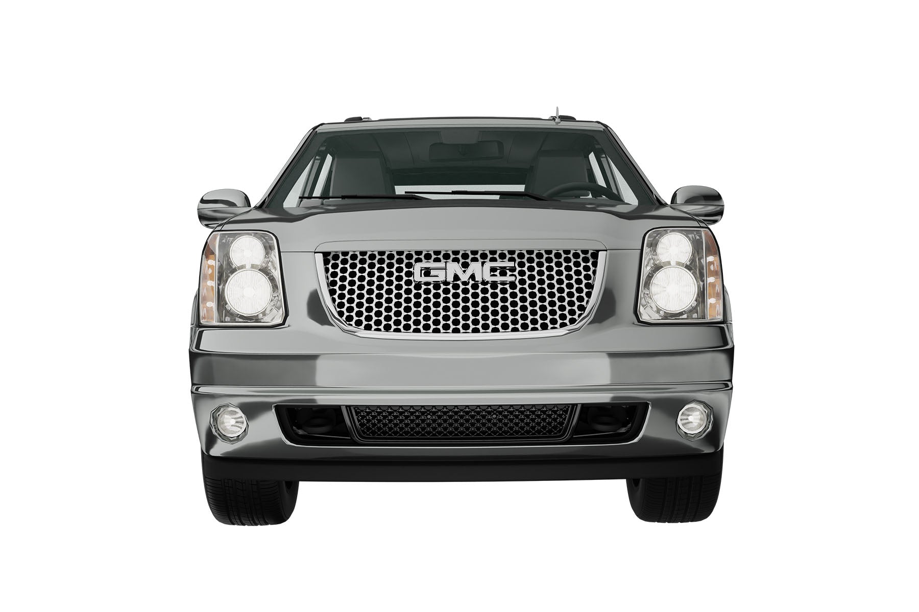 Premium ABS Gloss Black Sport Mesh Grille for GMC Yukon/XL/Denali 2007-2014 | Direct Fit & UV-Resistant