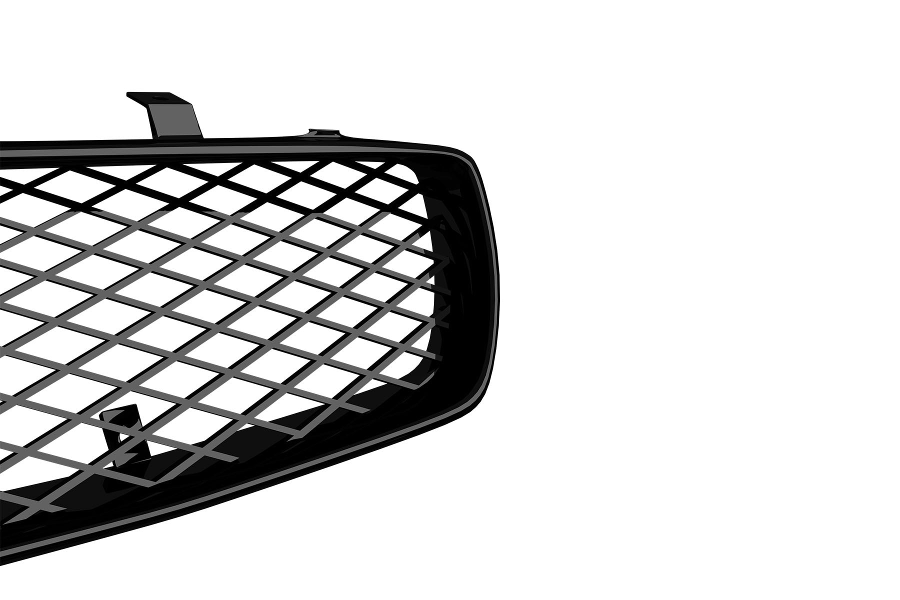 Premium ABS Gloss Black T-R Mesh Grille for Honda Civic Si 2002-2005 | Direct Fit & UV-Resistant