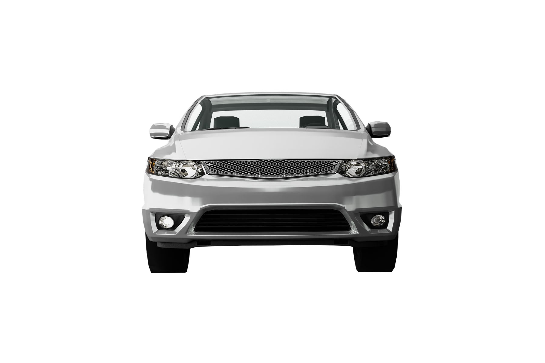 Premium ABS Chrome T-R Mesh Grille for Honda Civic 2006-2008 | Direct Fit & LED-Ready