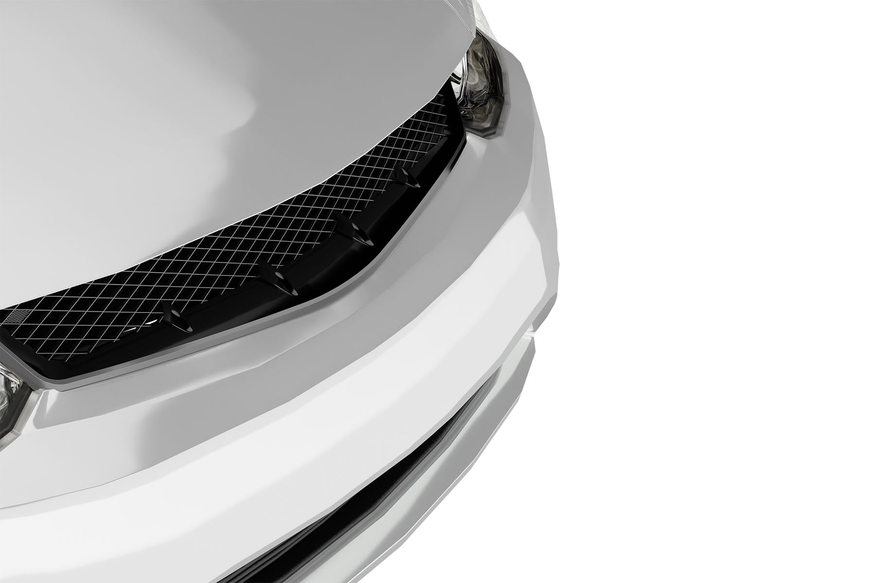 Premium ABS Gloss Black Sport Mesh Grille for Honda Civic 2006-2008 | Direct Fit & UV-Resistant