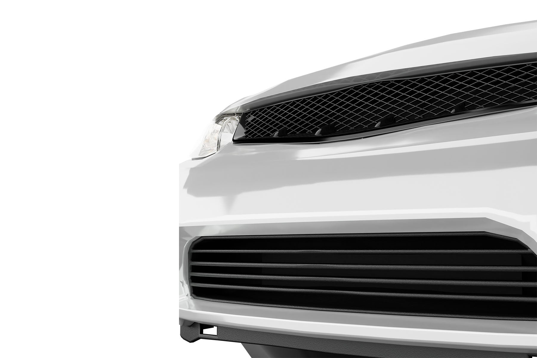Premium ABS Gloss Black Sport Mesh Grille for Honda Civic 2006-2008 | Direct Fit & UV-Resistant