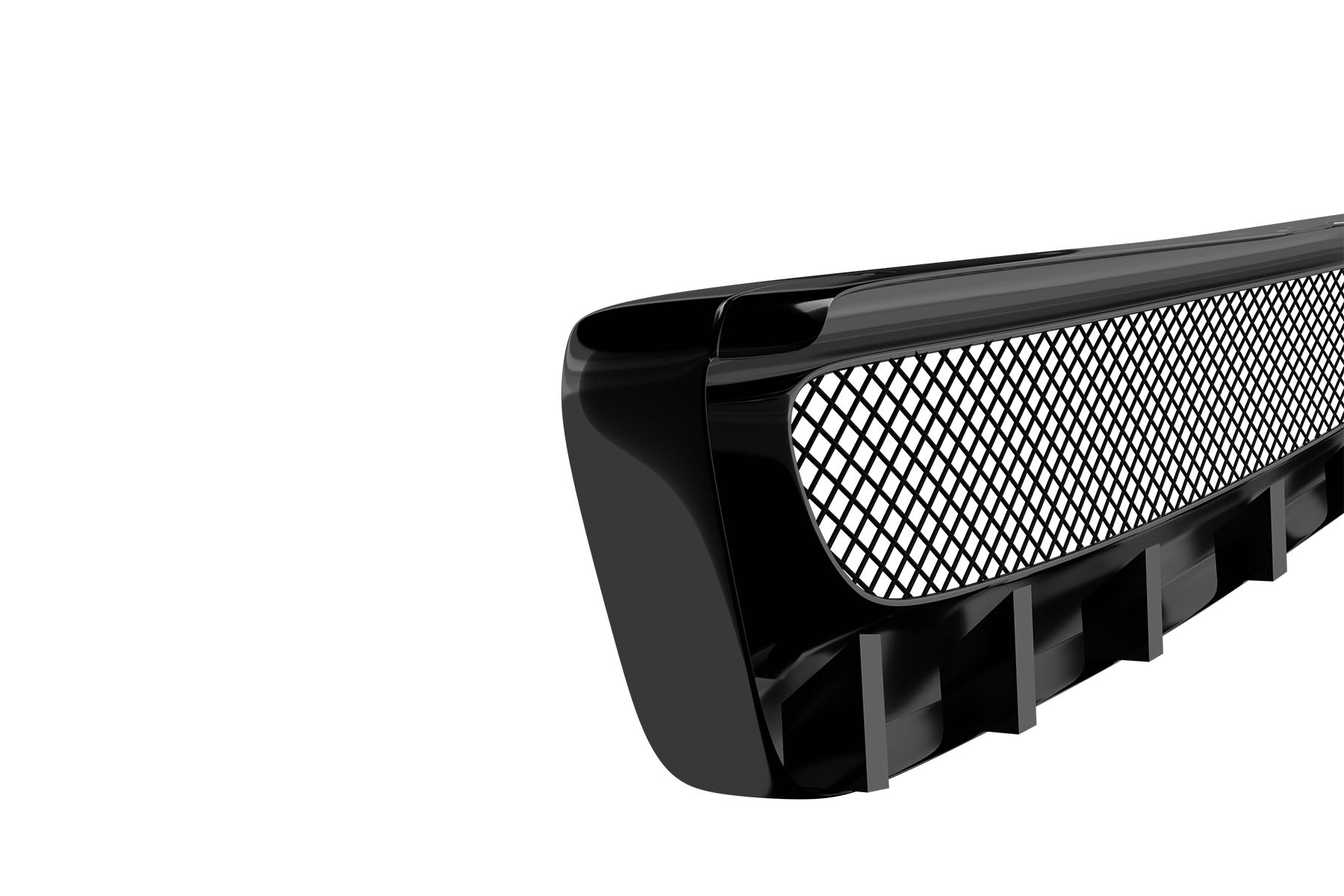 Premium Aluminum Gloss Black Mesh Grille for Honda Civic 1999-2000 | Direct Fit & UV-Resistant