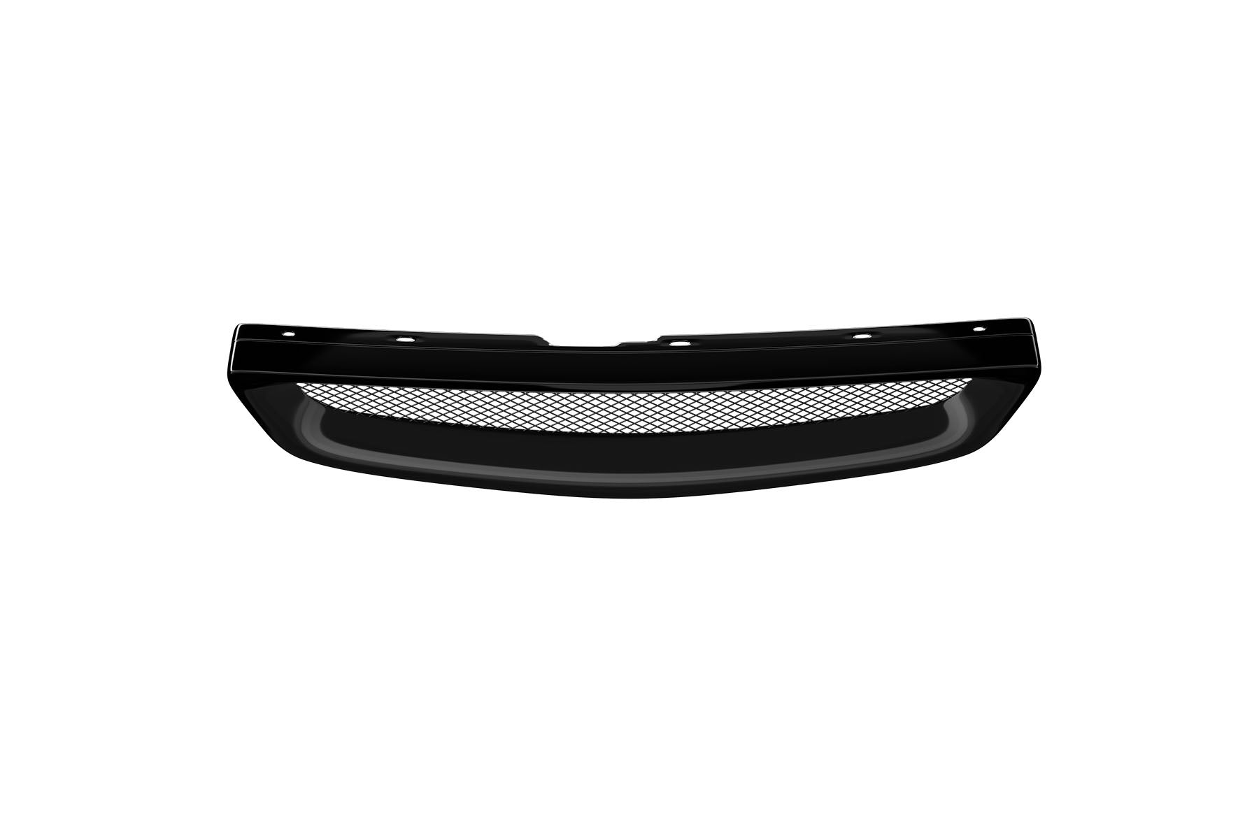 Premium Aluminum Gloss Black Mesh Grille for Honda Civic 1999-2000 | Direct Fit & UV-Resistant
