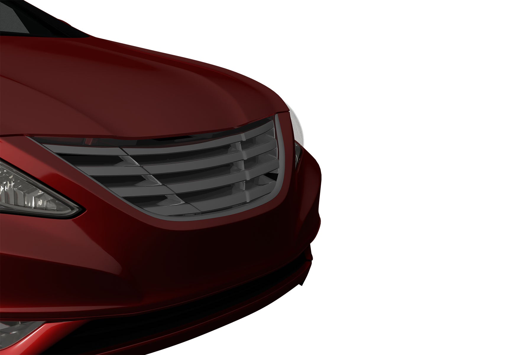 Premium ABS Chrome Horizontal Grille for Hyundai Sonata 2010-2013 | Direct Fit & UV-Resistant