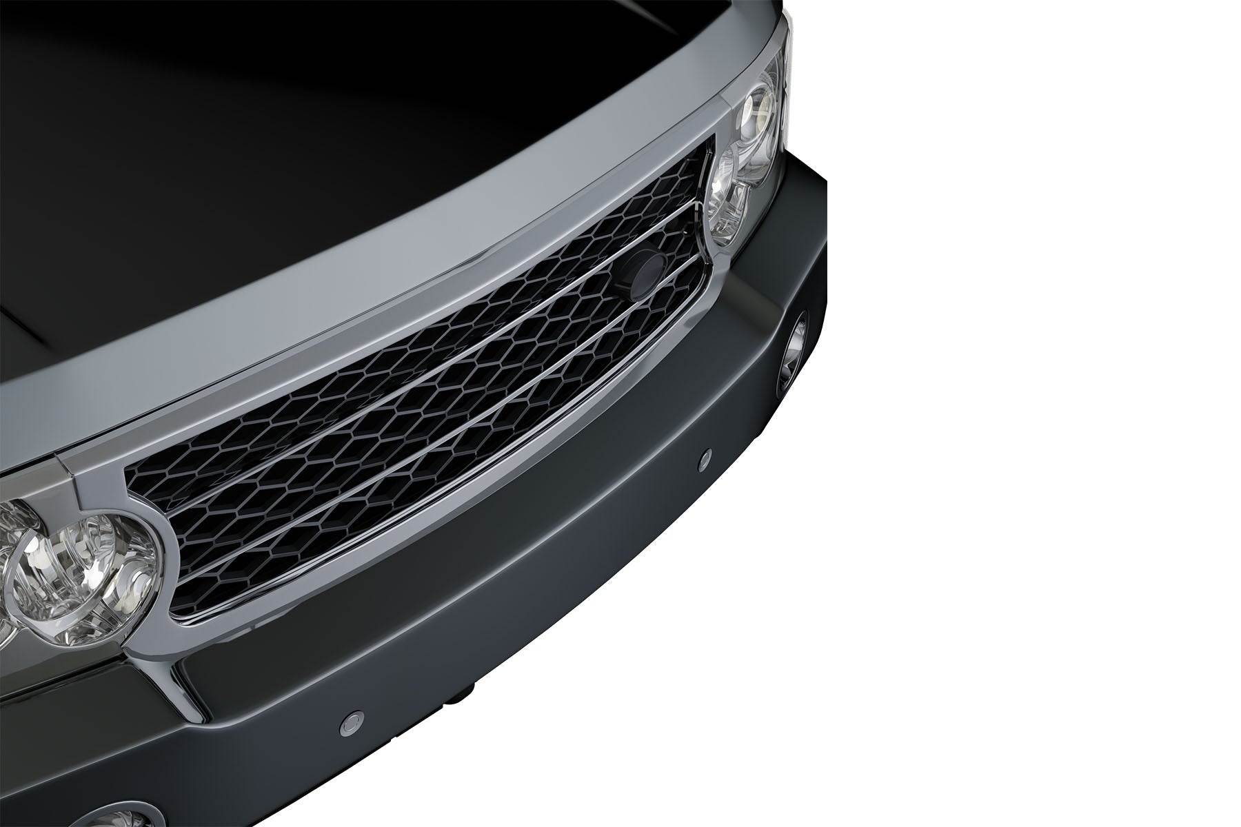 Premium ABS Gloss Black Honeycomb Mesh Grille for Land Rover Range Rover 2006-2009 | Direct Fit & UV-Resistant