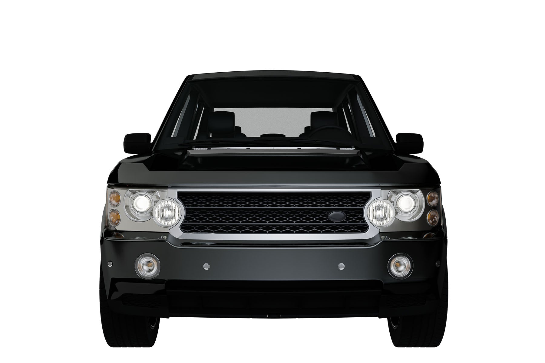 Premium ABS Gloss Black Honeycomb Mesh Grille for Land Rover Range Rover 2006-2009 | Direct Fit & UV-Resistant