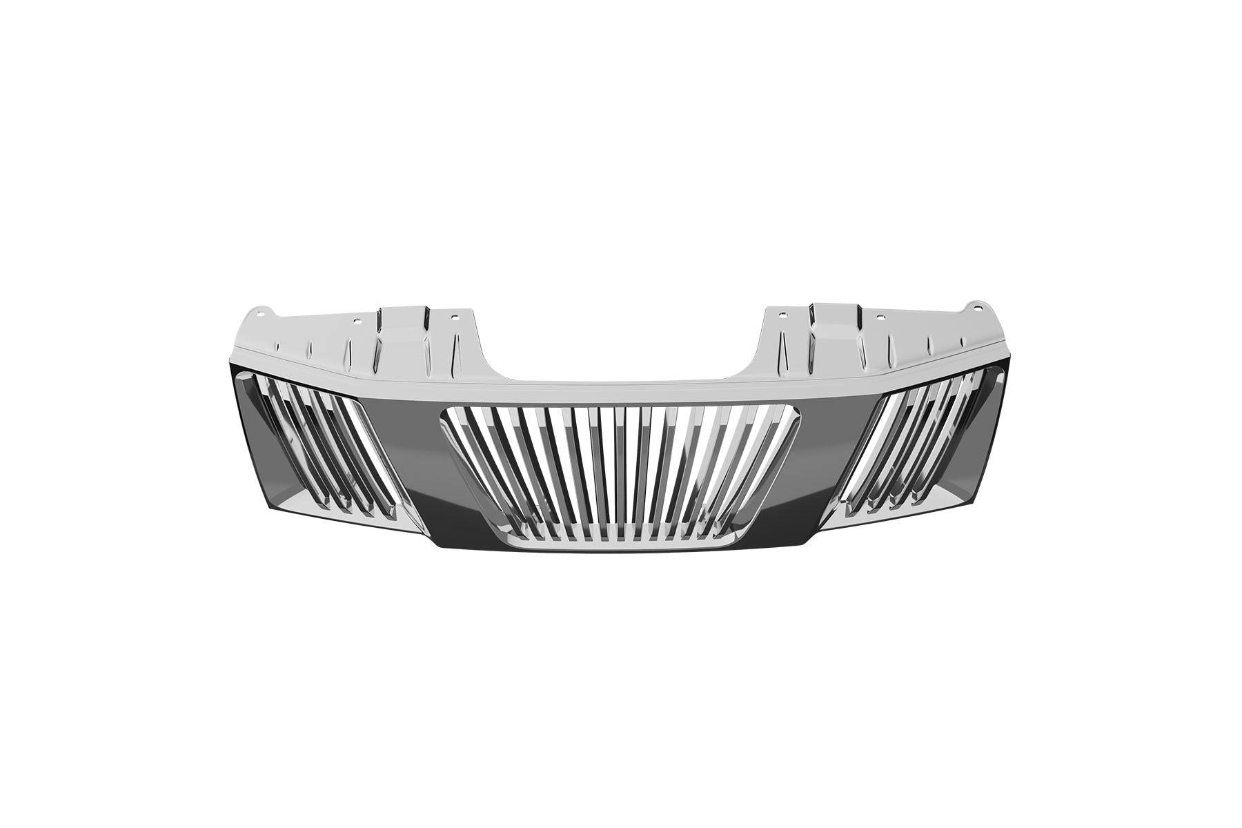 Premium ABS Chrome Vertical Grille for Nissan Frontier 2005-2008 | Direct Fit & UV-Resistant