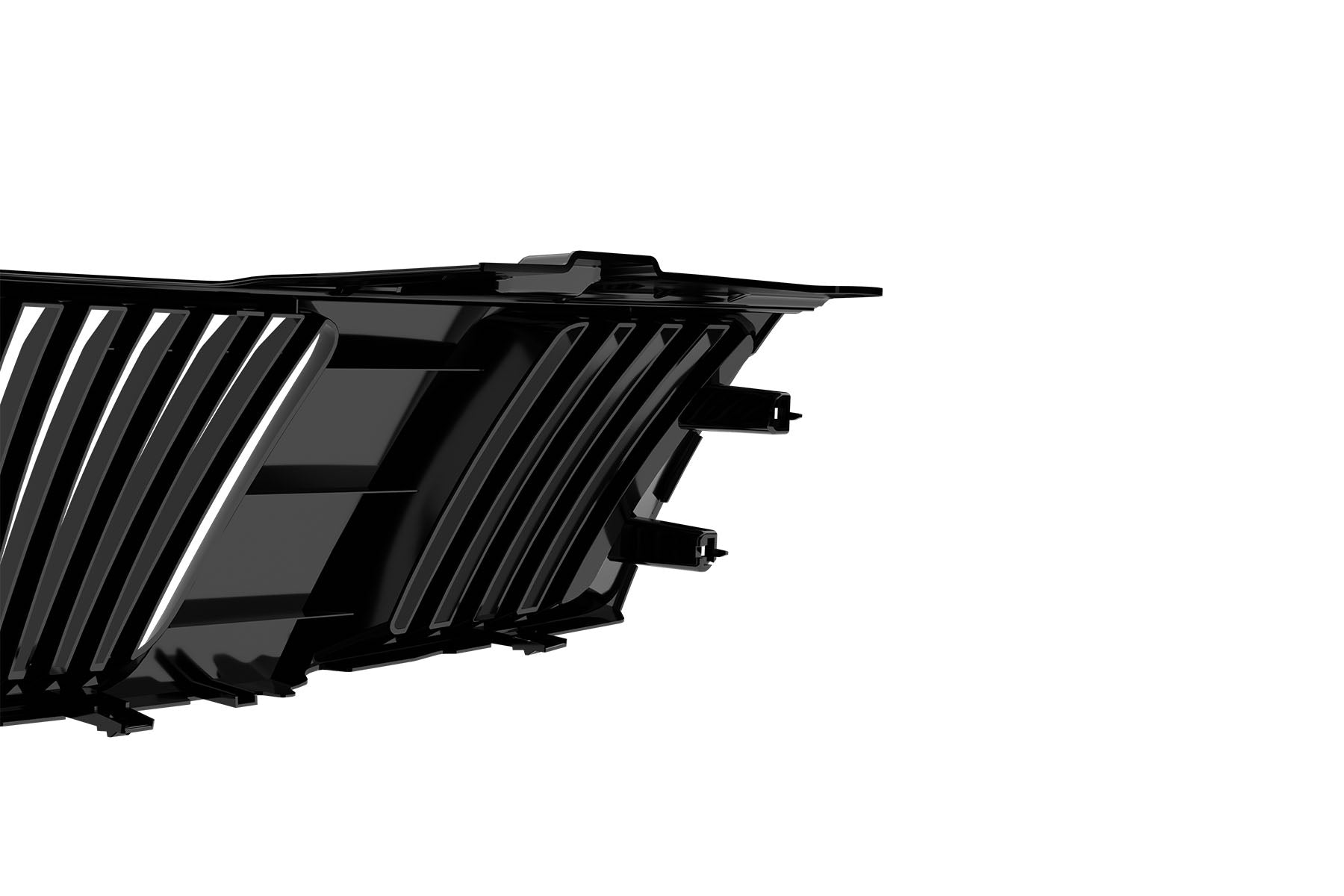 Premium ABS Gloss Black Vertical Grille for Nissan Frontier/Pathfinder 2005-2008 | Direct Fit & UV-Resistant