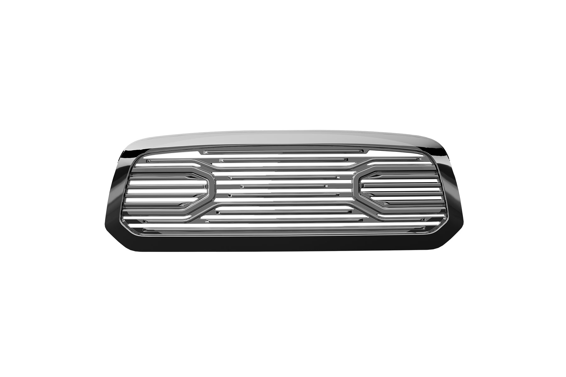 Premium ABS Chrome Big Horn Style Grille for 2013-2018 Dodge Ram 1500 | Direct Fit & UV-Resistant