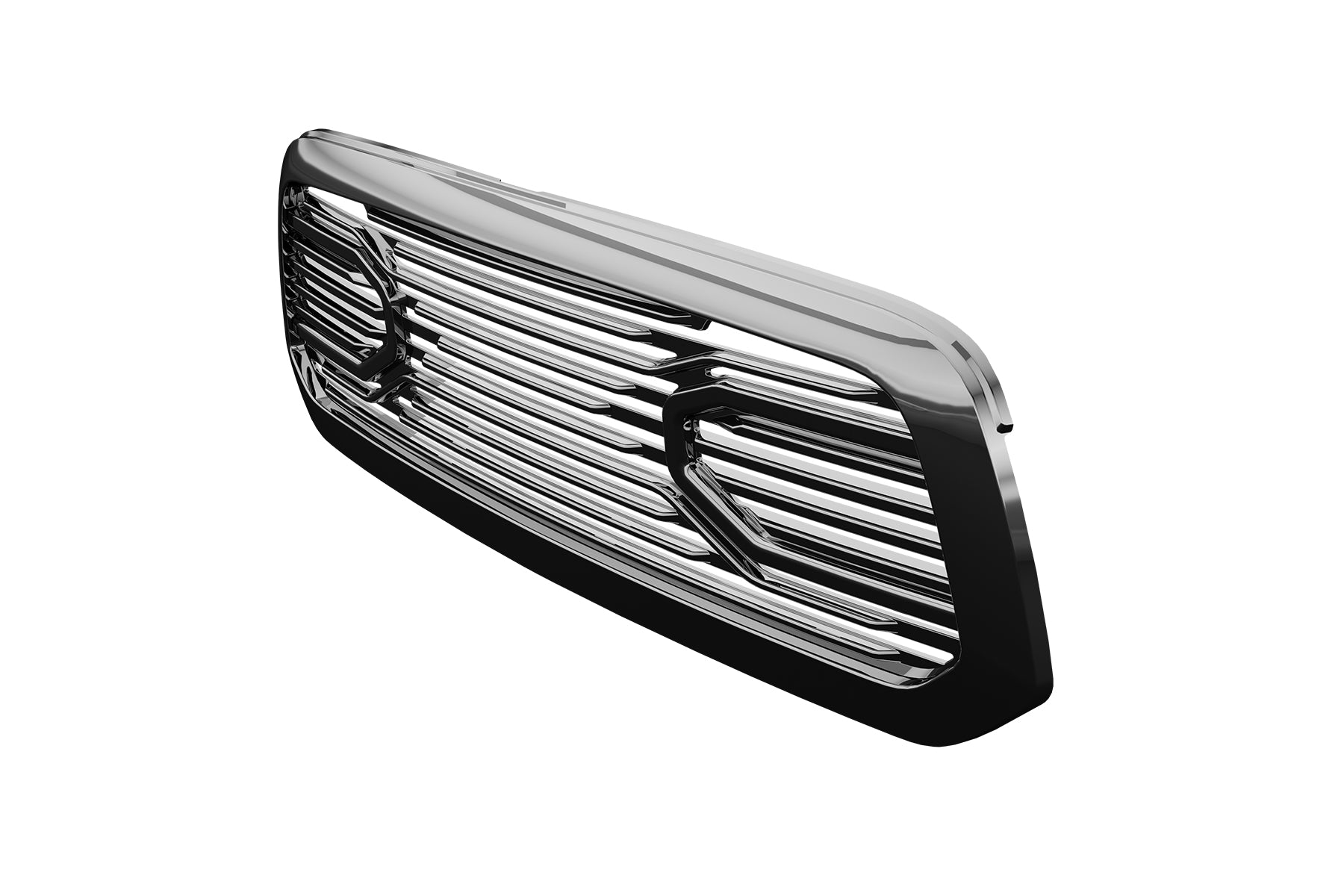 Premium ABS Chrome Big Horn Style Grille for 2013-2018 Dodge Ram 1500 | Direct Fit & UV-Resistant