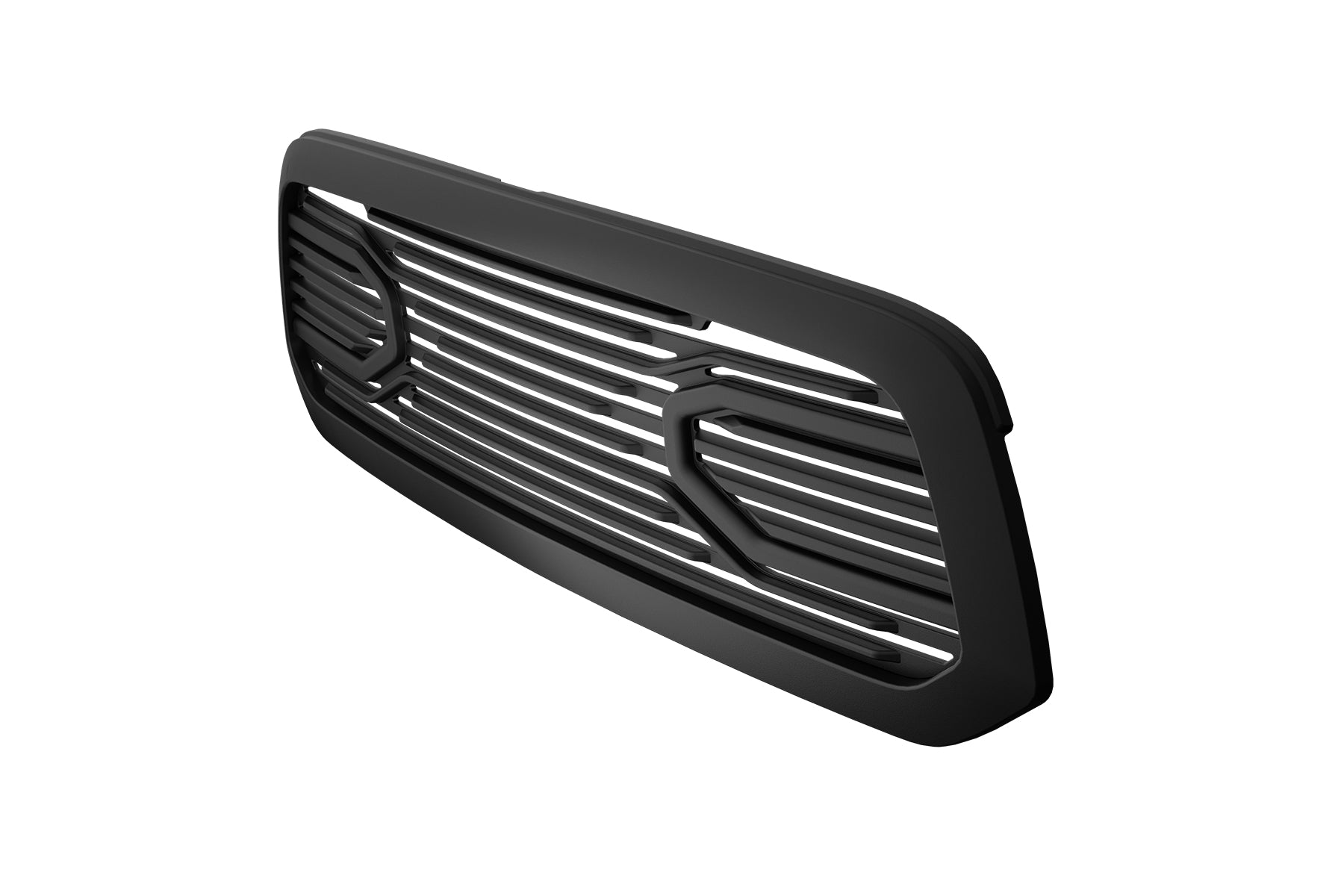 Premium ABS Matte Black Big Horn Style Grille for 2013-2018 Dodge Ram 1500 | Direct Fit & UV-Resistant