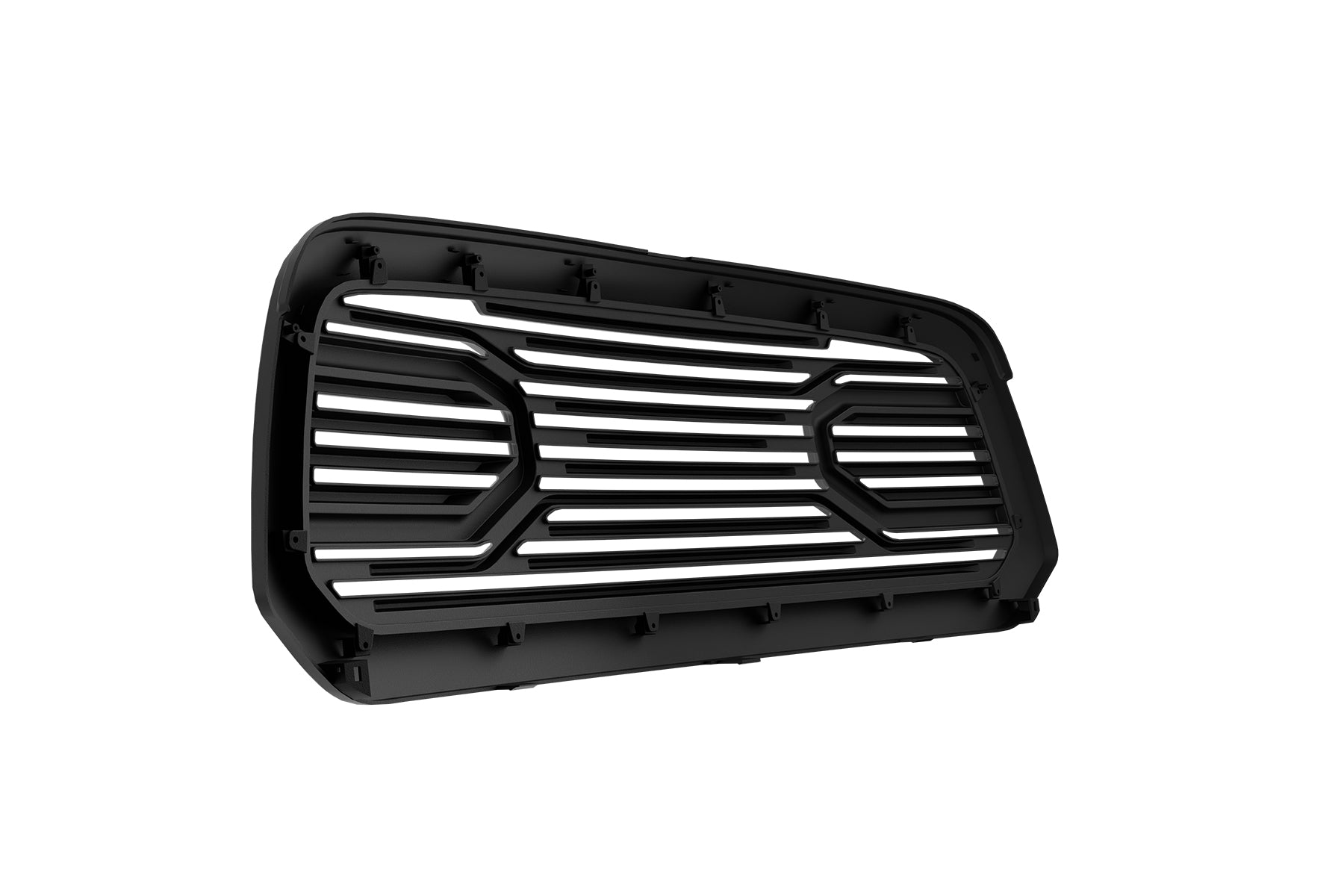 Premium ABS Matte Black Big Horn Style Grille for 2013-2018 Dodge Ram 1500 | Direct Fit & UV-Resistant