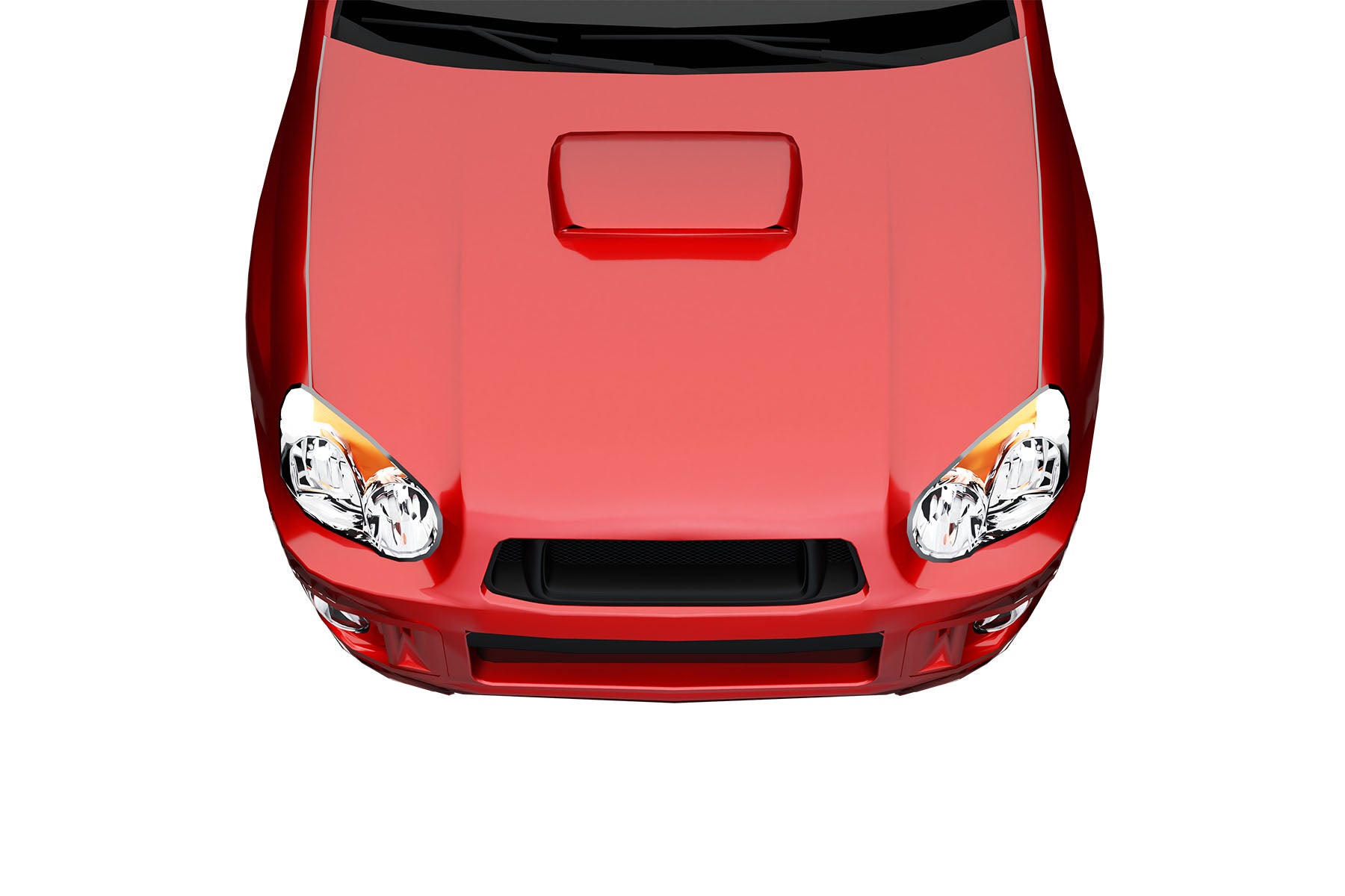 Premium Aluminum Matte Black Mesh Grille for Subaru Impreza 2004-2005 | Direct Fit & UV-Resistant