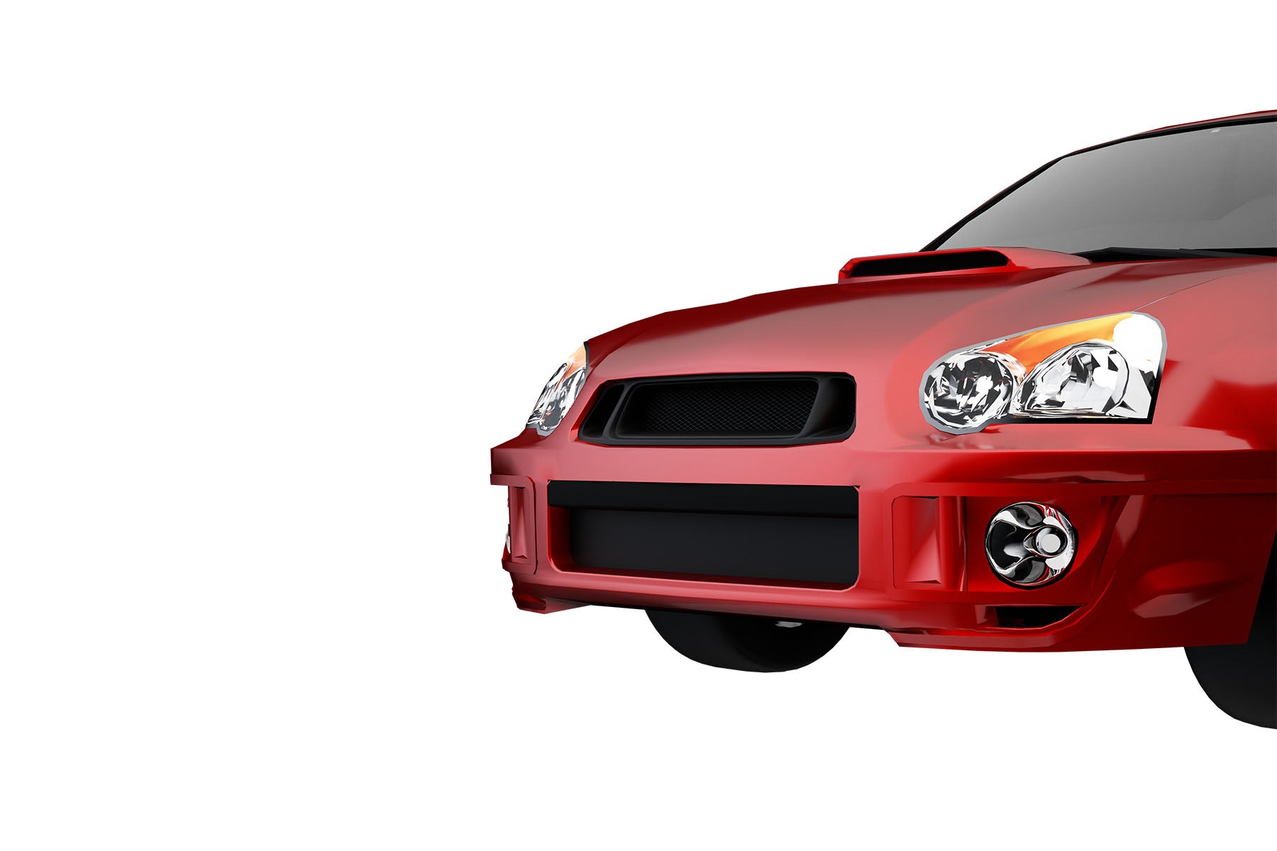 Premium Aluminum Matte Black Mesh Grille for Subaru Impreza 2004-2005 | Direct Fit & UV-Resistant
