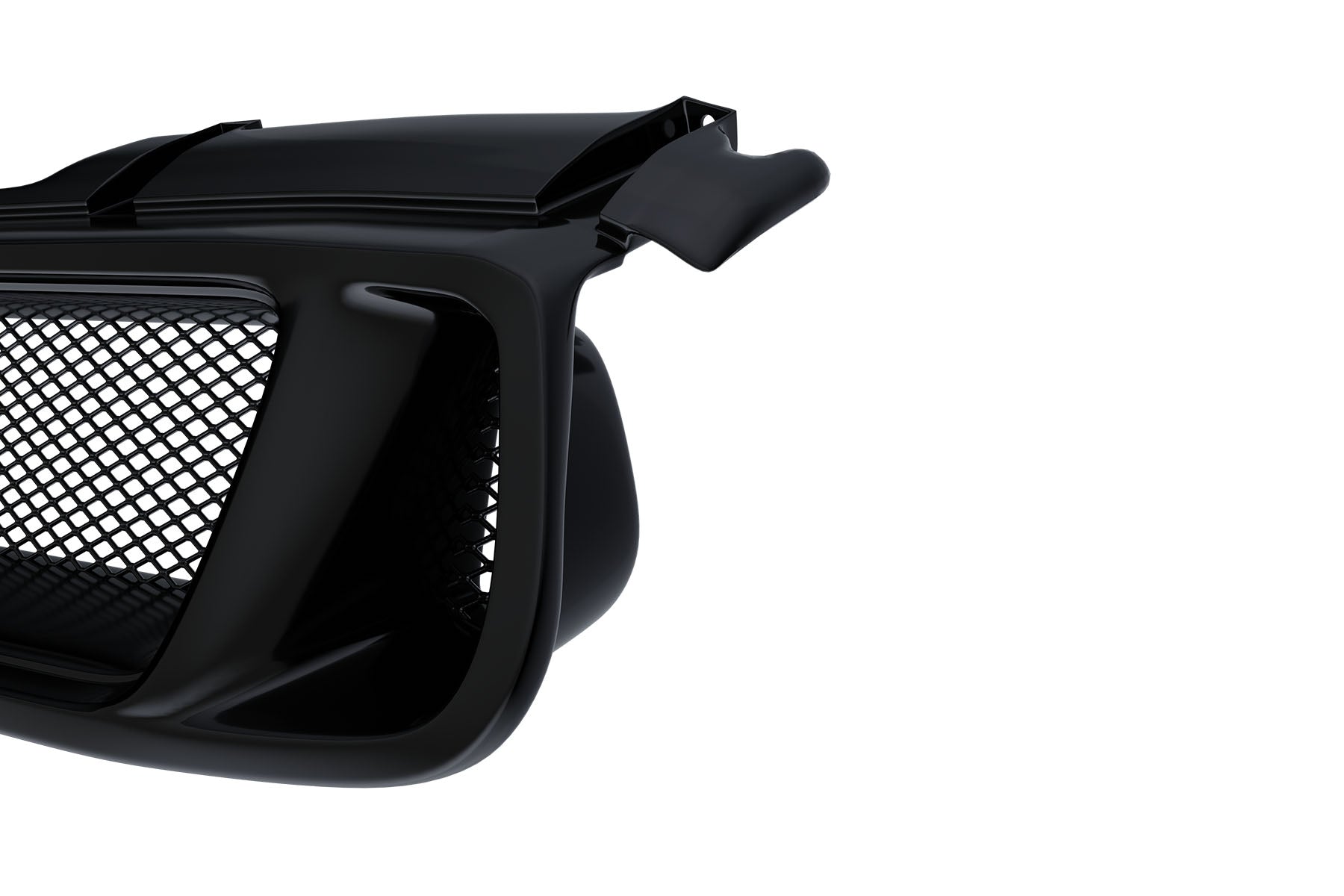 Premium Aluminum Gloss Black Sport Mesh Grille for Subaru Impreza 2004-2005 | Direct Fit & UV-Resistant