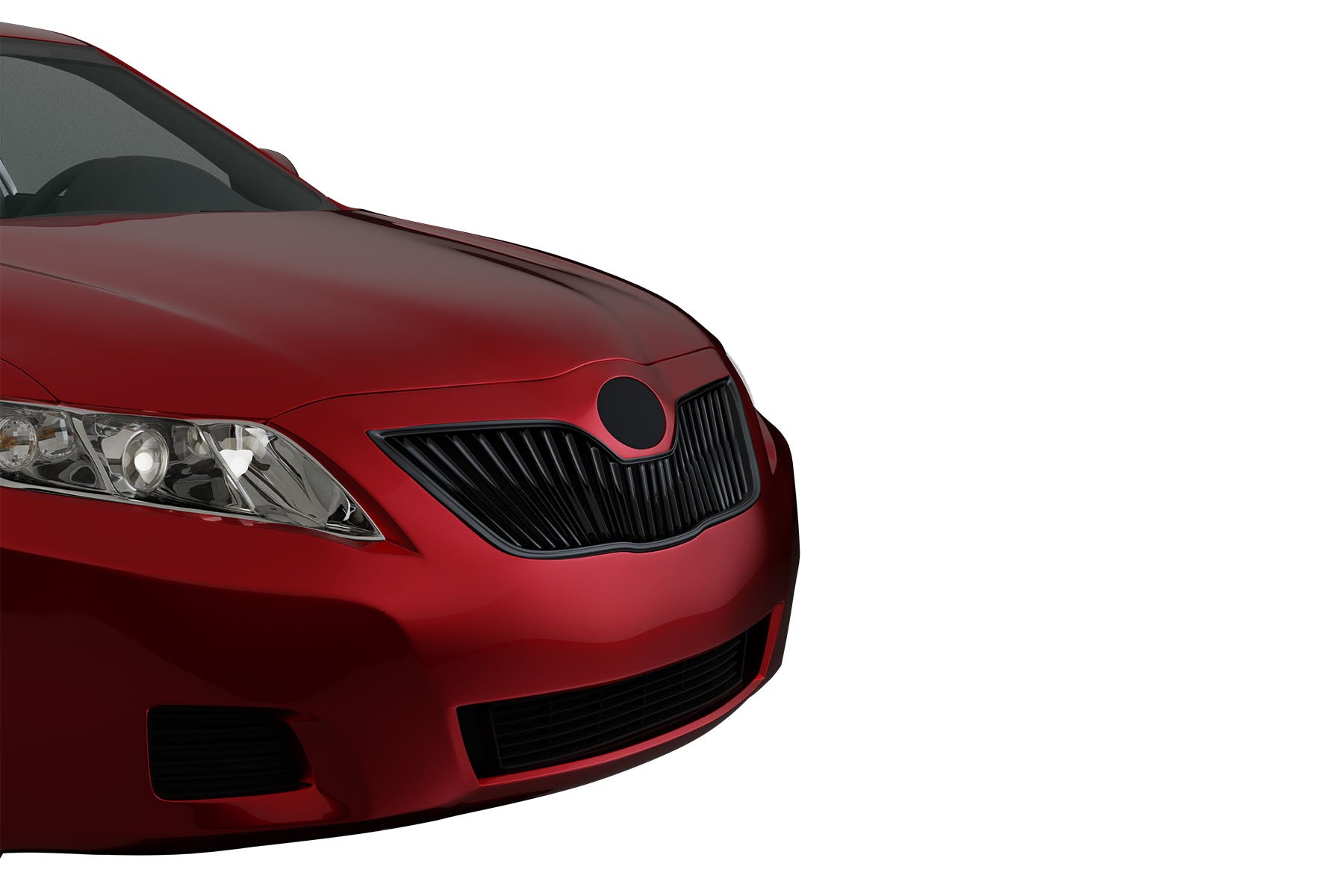 Premium ABS Gloss Black Vertical Grille for Toyota Camry 2010-2011 | Direct Fit & UV-Resistant