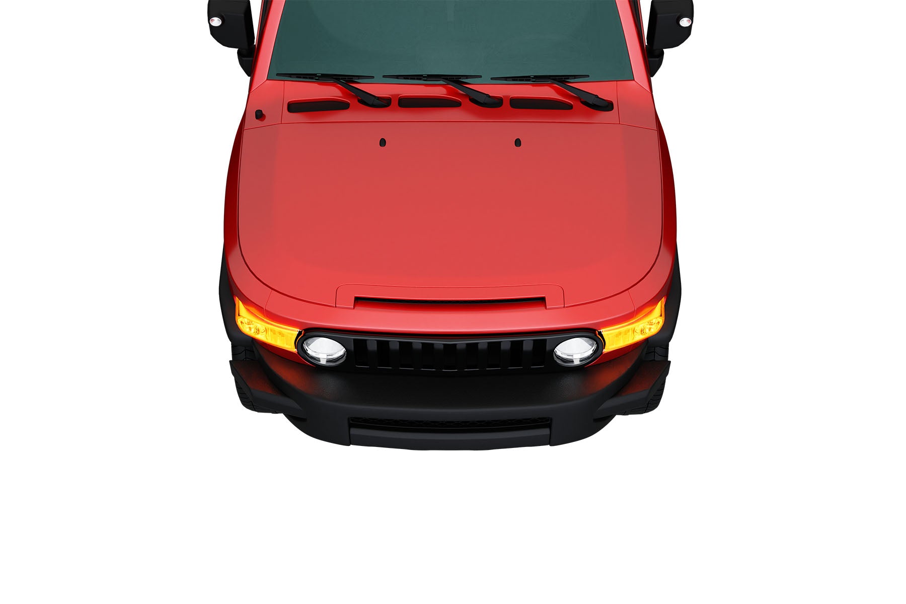 Premium ABS Gloss Black Vertical Grille for Toyota FJ Cruiser 2007-2014 | Direct Fit & UV-Resistant