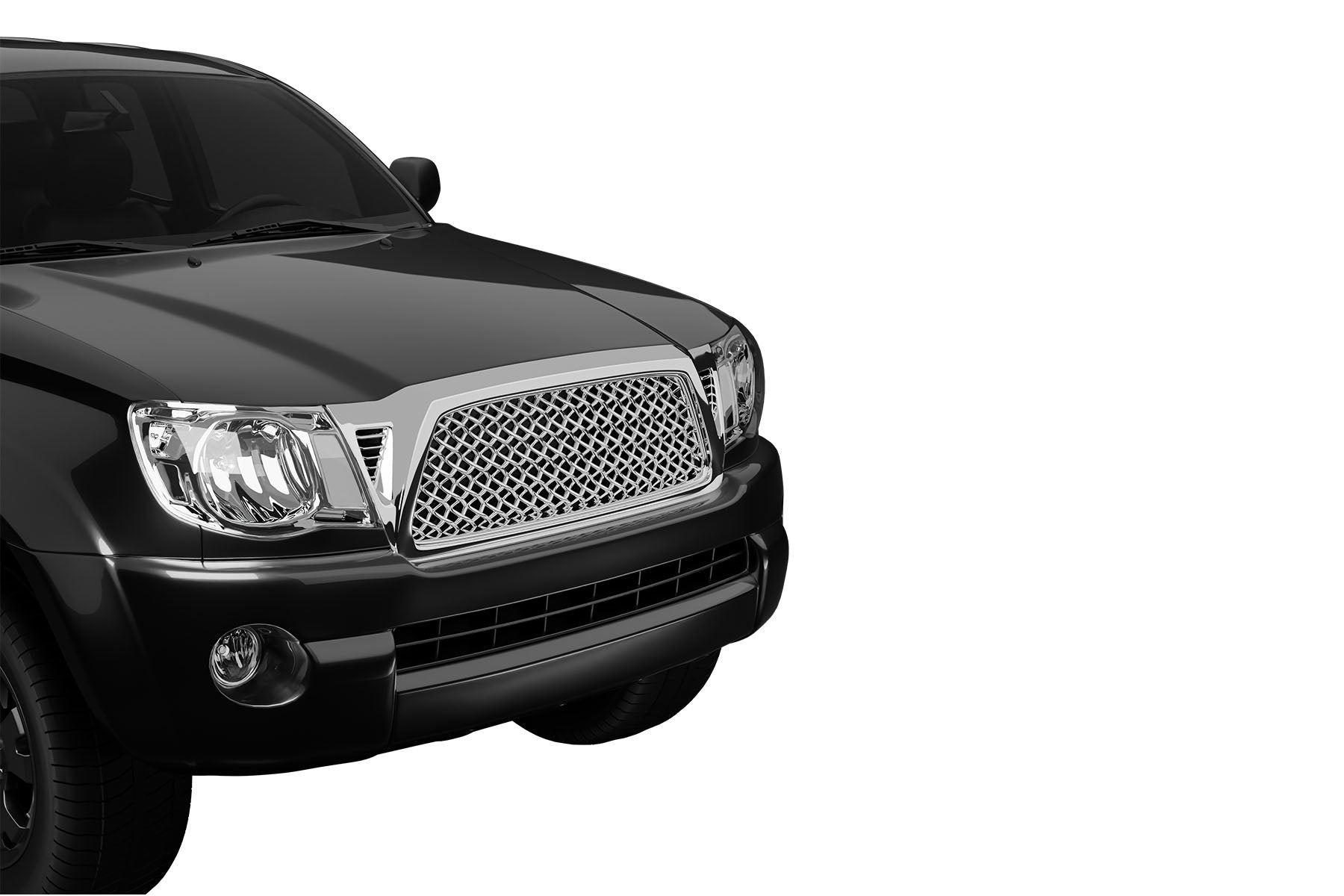 Premium ABS Chrome Dragon Mesh Grille for Toyota Tacoma 2005-2011 | Direct Fit & LED-Ready