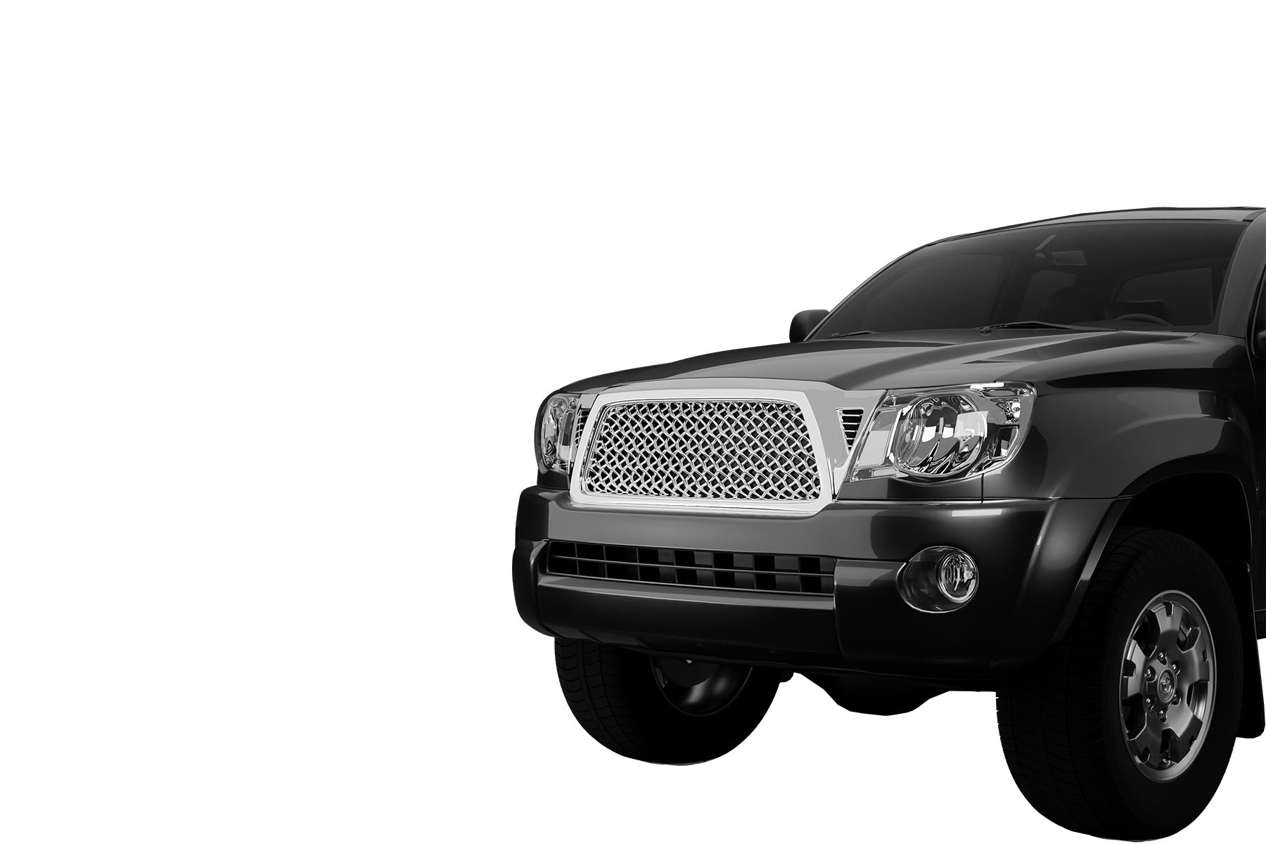 Premium ABS Chrome Dragon Mesh Grille for Toyota Tacoma 2005-2011 | Direct Fit & LED-Ready
