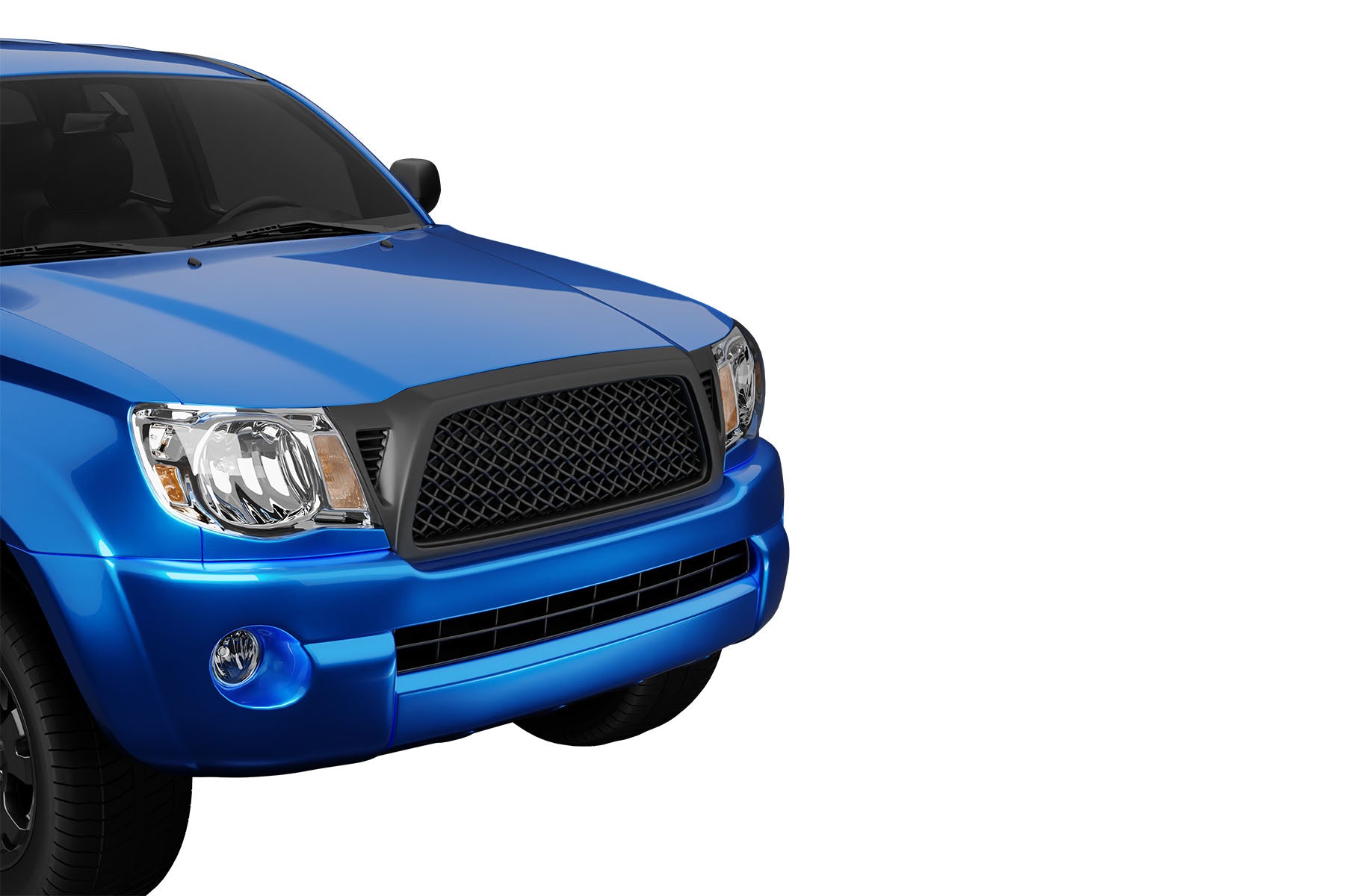 Premium ABS Matte Black Dragon Mesh Grille for Toyota Tacoma 2005-2011 | Direct Fit & UV-Resistant