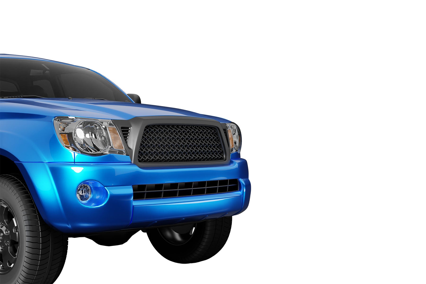 Premium ABS Matte Black Dragon Mesh Grille for Toyota Tacoma 2005-2011 | Direct Fit & UV-Resistant