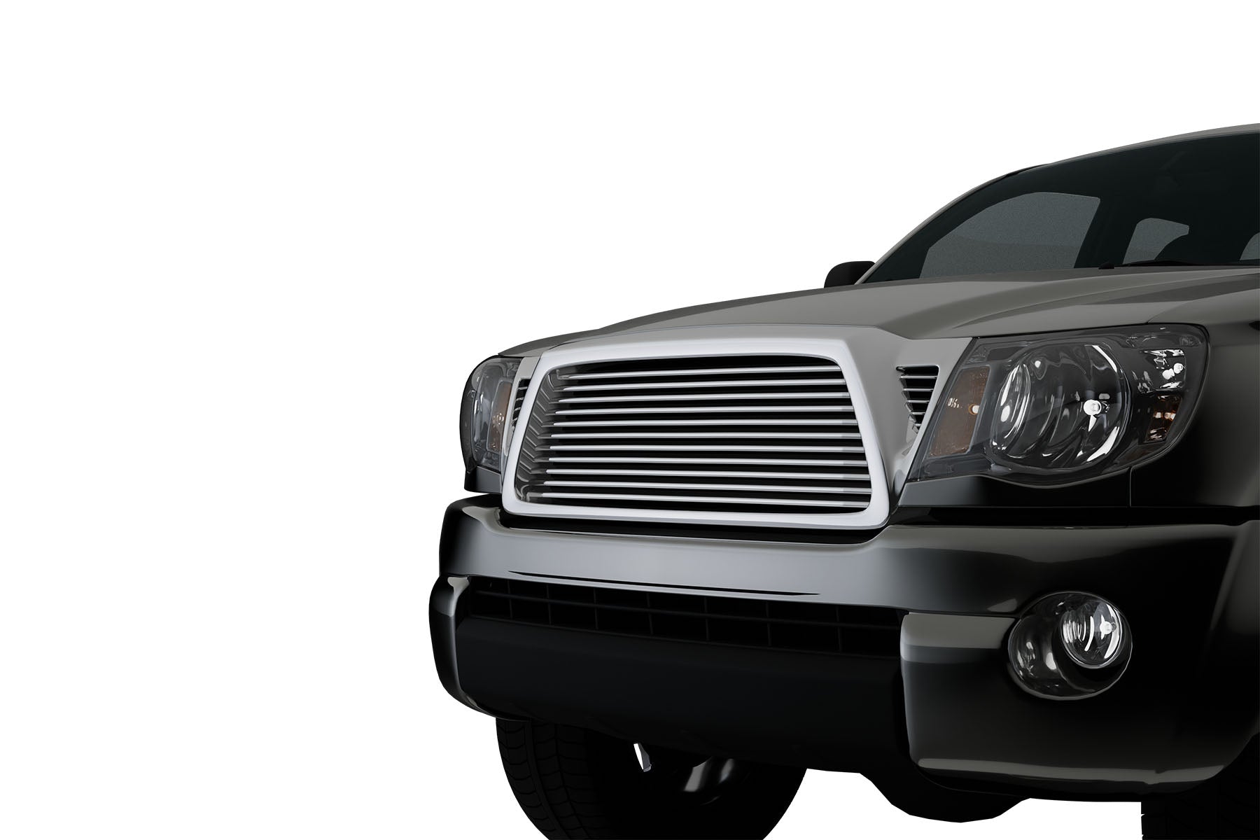 Premium ABS Chrome Horizontal Grille for Toyota Tacoma 2005-2011 | Direct Fit & UV-Resistant