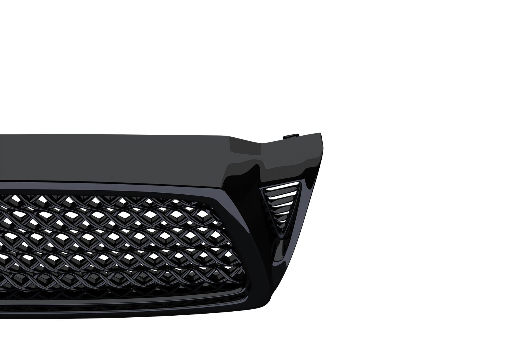 Premium ABS Glossy Black Mesh Grille for 2005-2011 Toyota Tacoma | Direct Fit & UV-Resistant