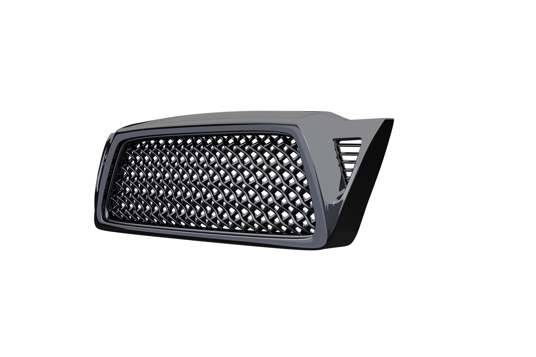 Premium ABS Glossy Black Mesh Grille for 2005-2011 Toyota Tacoma | Direct Fit & UV-Resistant