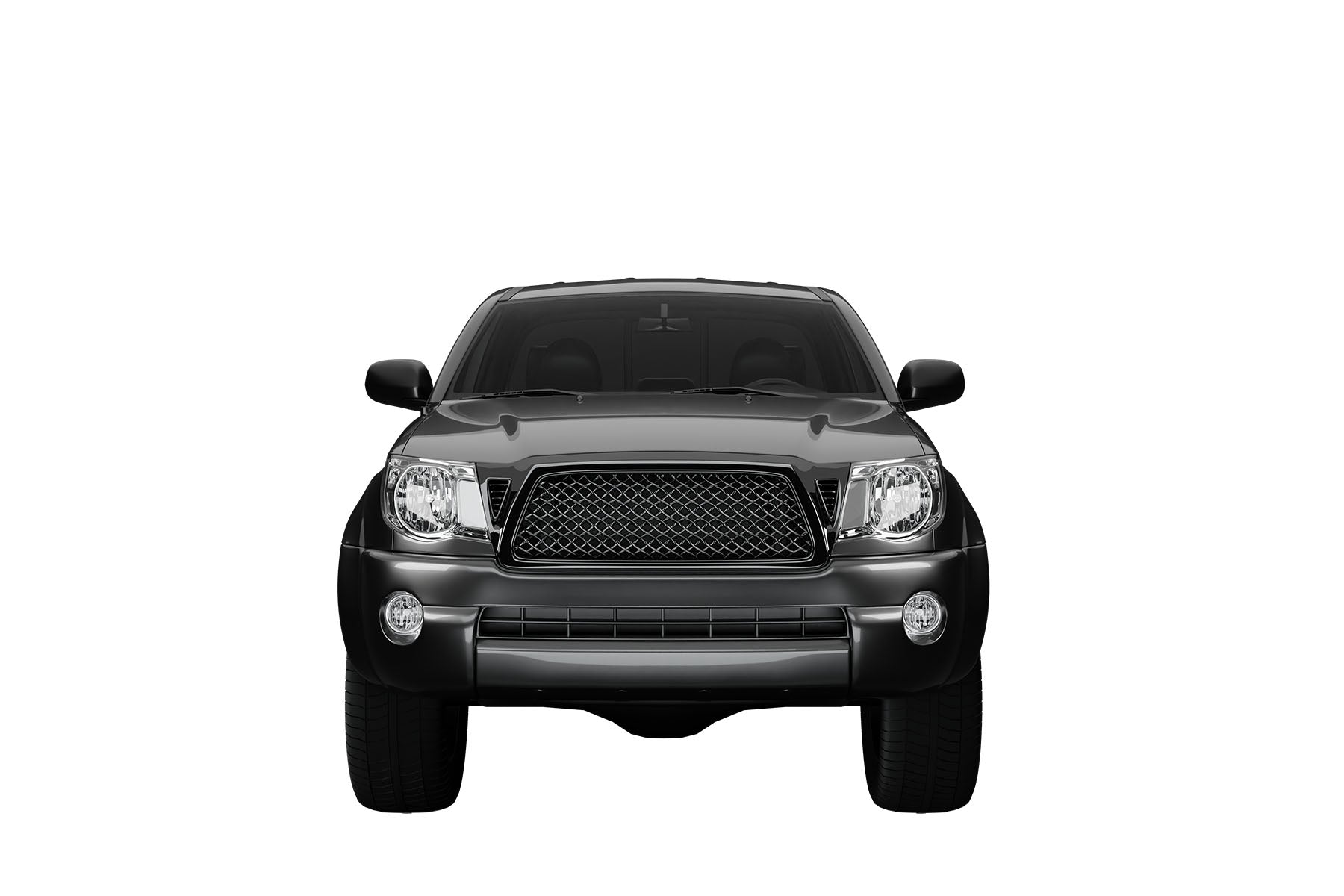 Premium ABS Glossy Black Mesh Grille for 2005-2011 Toyota Tacoma | Direct Fit & UV-Resistant