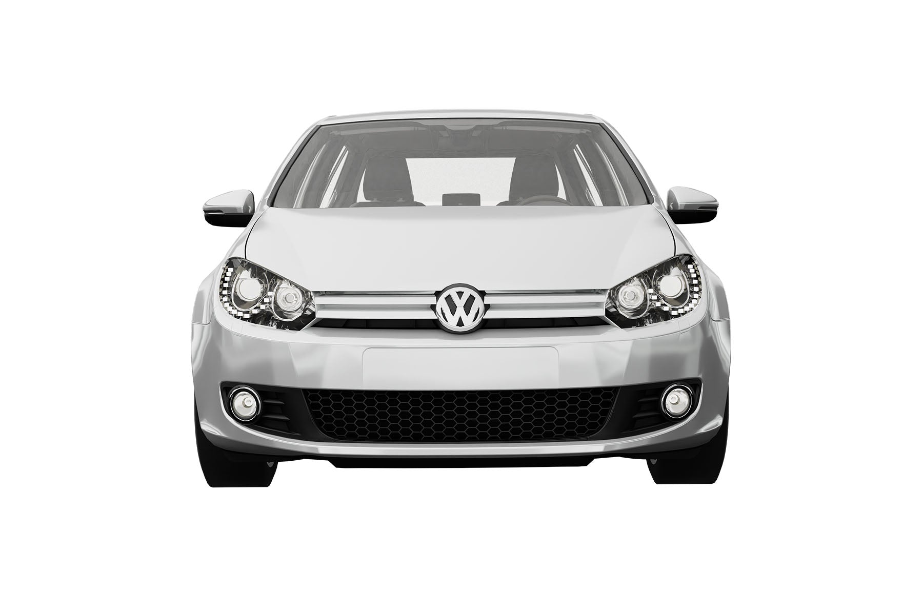 Premium ABS Matte Black Honeycomb Mesh Grille for Volkswagen Golf 2010-2014 | Direct Fit & UV-Resistant