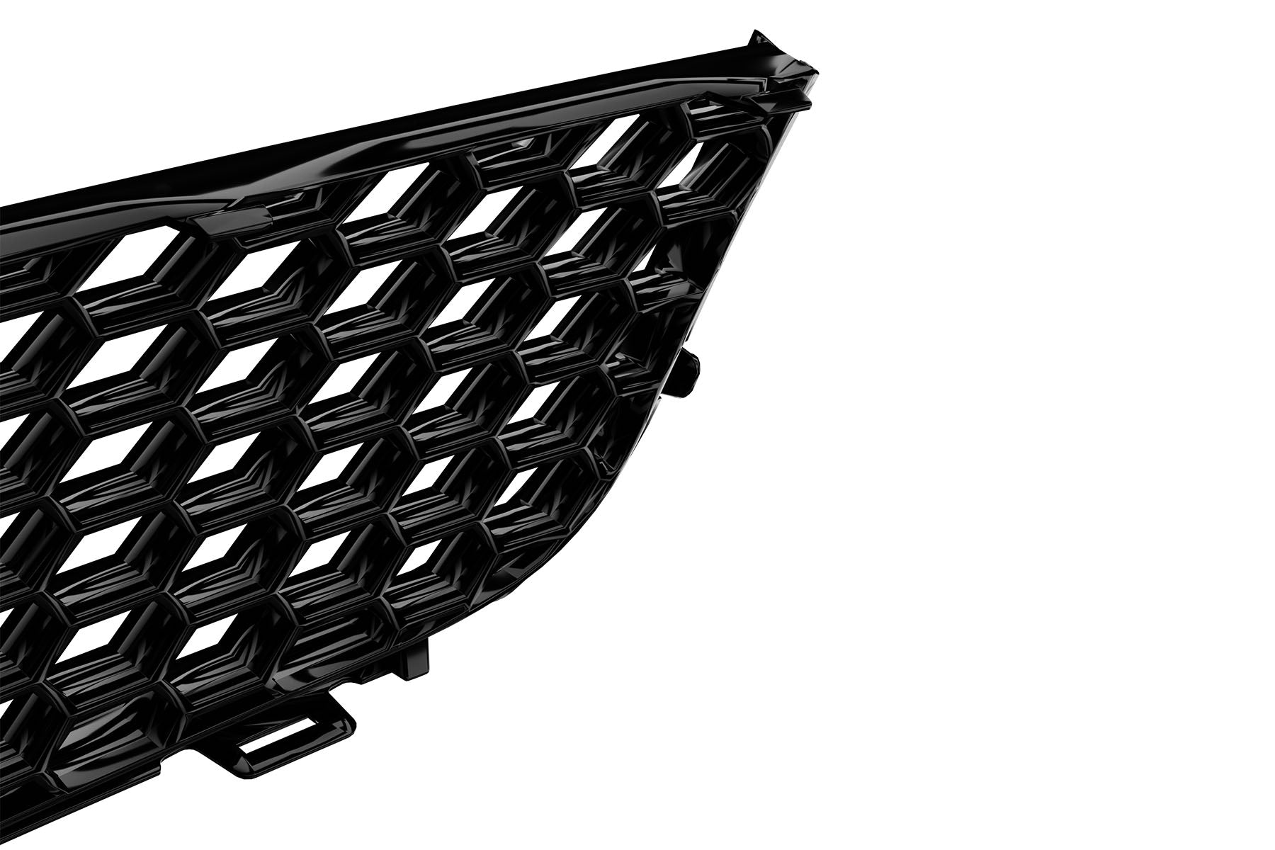 Premium ABS Glossy Black Honeycomb Mesh Grille for Volkswagen Golf 2010-2014 | Direct Fit & UV-Resistant
