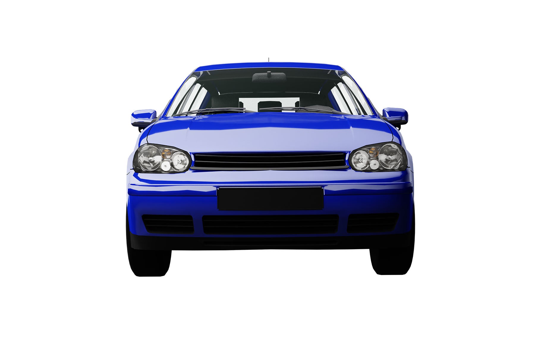 Premium ABS Gloss Black Sport Mesh Grille for Volkswagen Golf/GTI/R32 1999-2006 | Direct Fit & UV-Resistant
