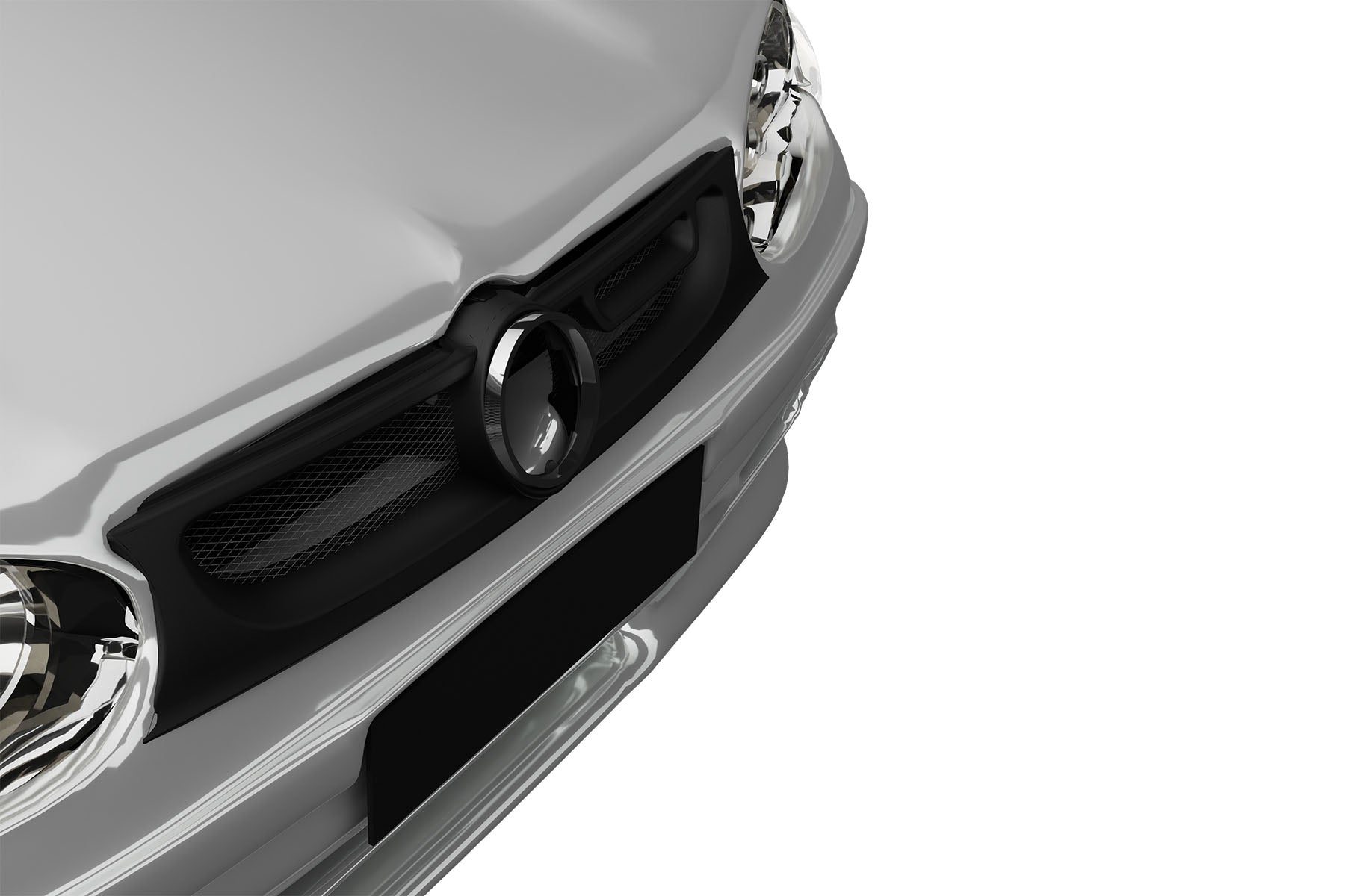 Premium Aluminum Matte Black ABT-Style Mesh Grille for Volkswagen Golf / GTI / R32 MK4 1999-2006 | Direct Fit & UV-Resistant
