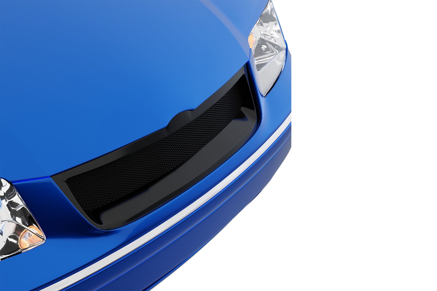 Premium Aluminum Glossy Black Sport Mesh Grille for Volkswagen Jetta / Bora 1999-2005 | Direct Fit & LED-Ready
