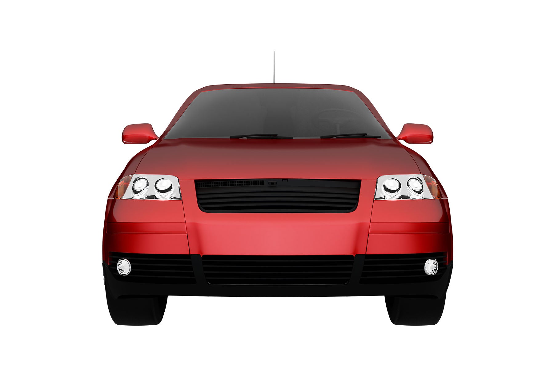 Premium ABS Matte Black Horizontal Grille for Volkswagen Passat 2001-2005 | Direct Fit & UV-Resistant