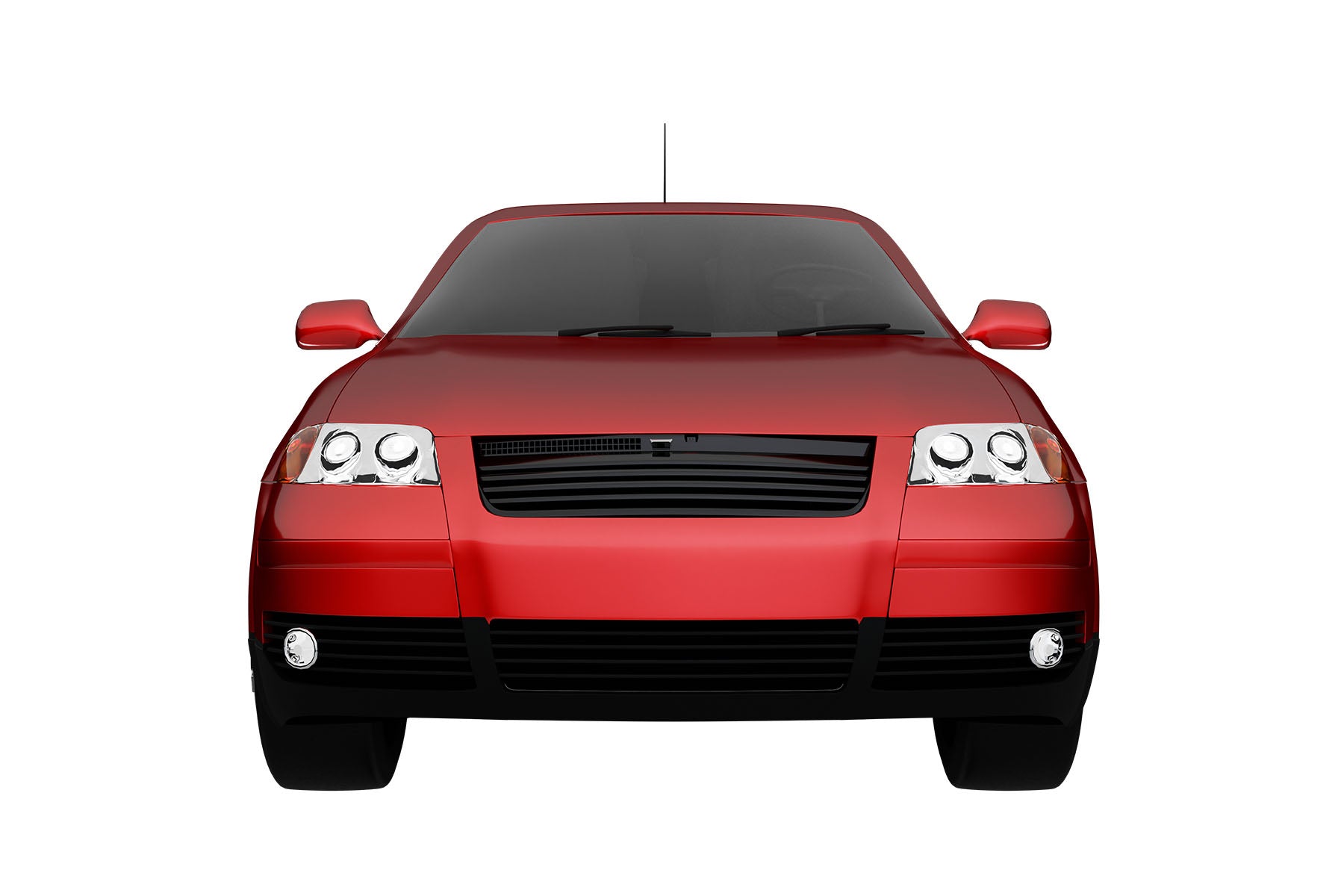 Premium ABS Gloss Black Horizontal Grille for Volkswagen Passat 2001-2005 | Direct Fit & UV-Resistant