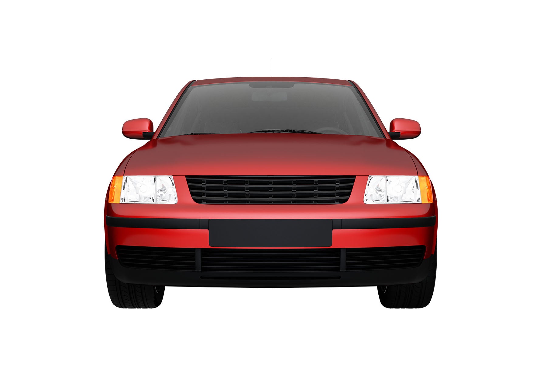 Premium ABS Gloss Black Euro Sport Grille for Volkswagen Passat 1998-2001 | Direct Fit & UV-Resistant