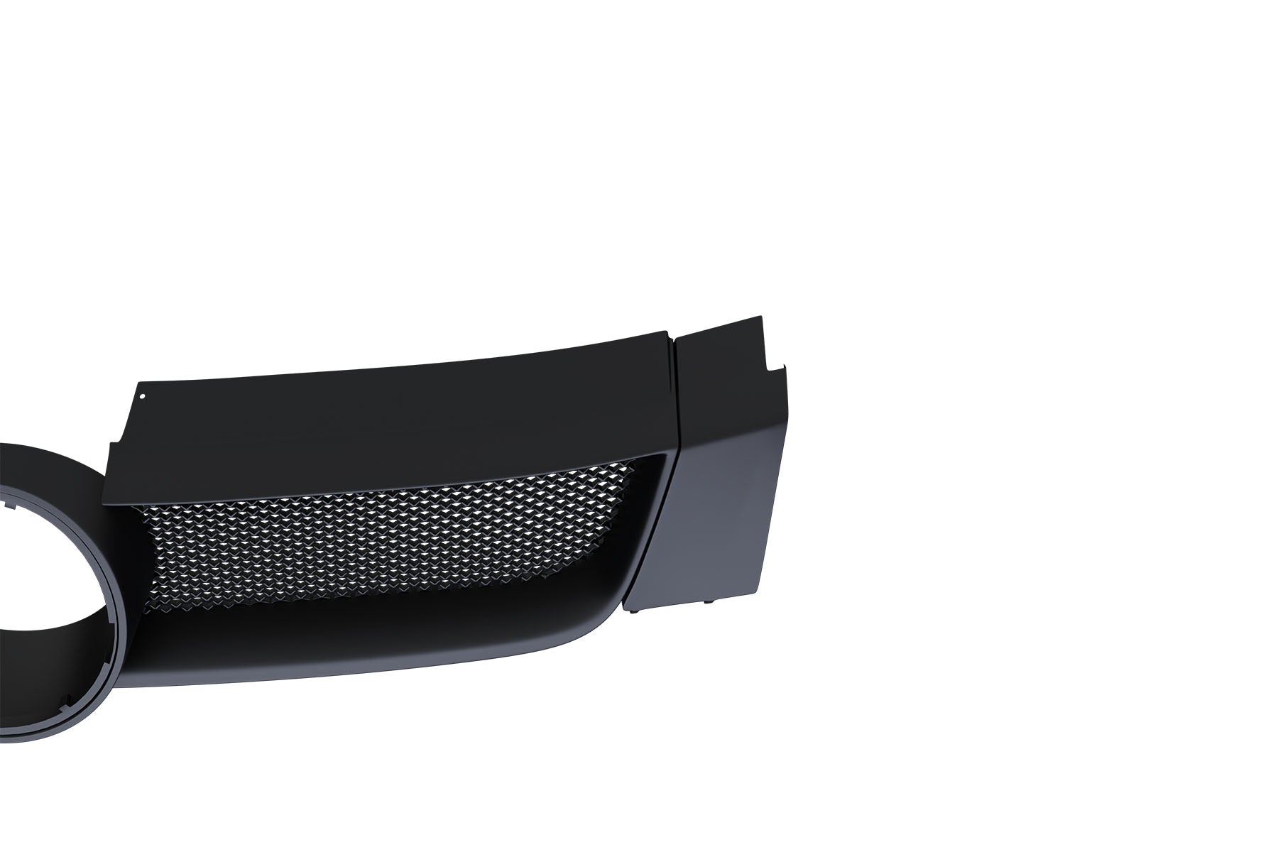 Premium Aluminum Matte Black Sport Mesh Grille for Volkswagen Rabbit 2006-2009 | Direct Fit & UV-Resistant
