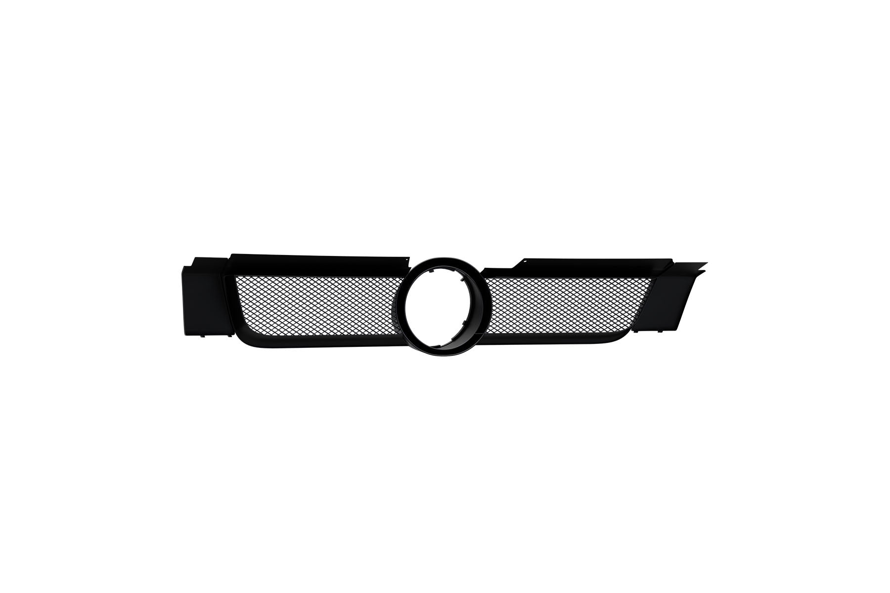 Premium Aluminum Matte Black Sport Mesh Grille for Volkswagen Rabbit 2006-2009 | Direct Fit & UV-Resistant