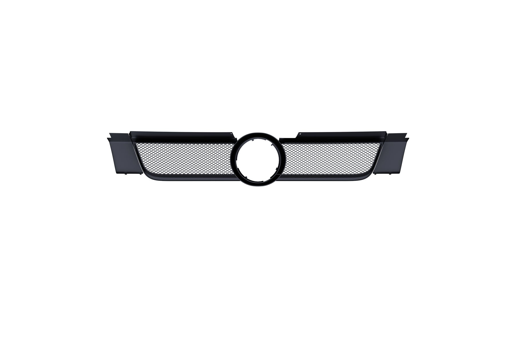 Premium Aluminum Matte Black Sport Mesh Grille for Volkswagen Rabbit 2006-2009 | Direct Fit & UV-Resistant